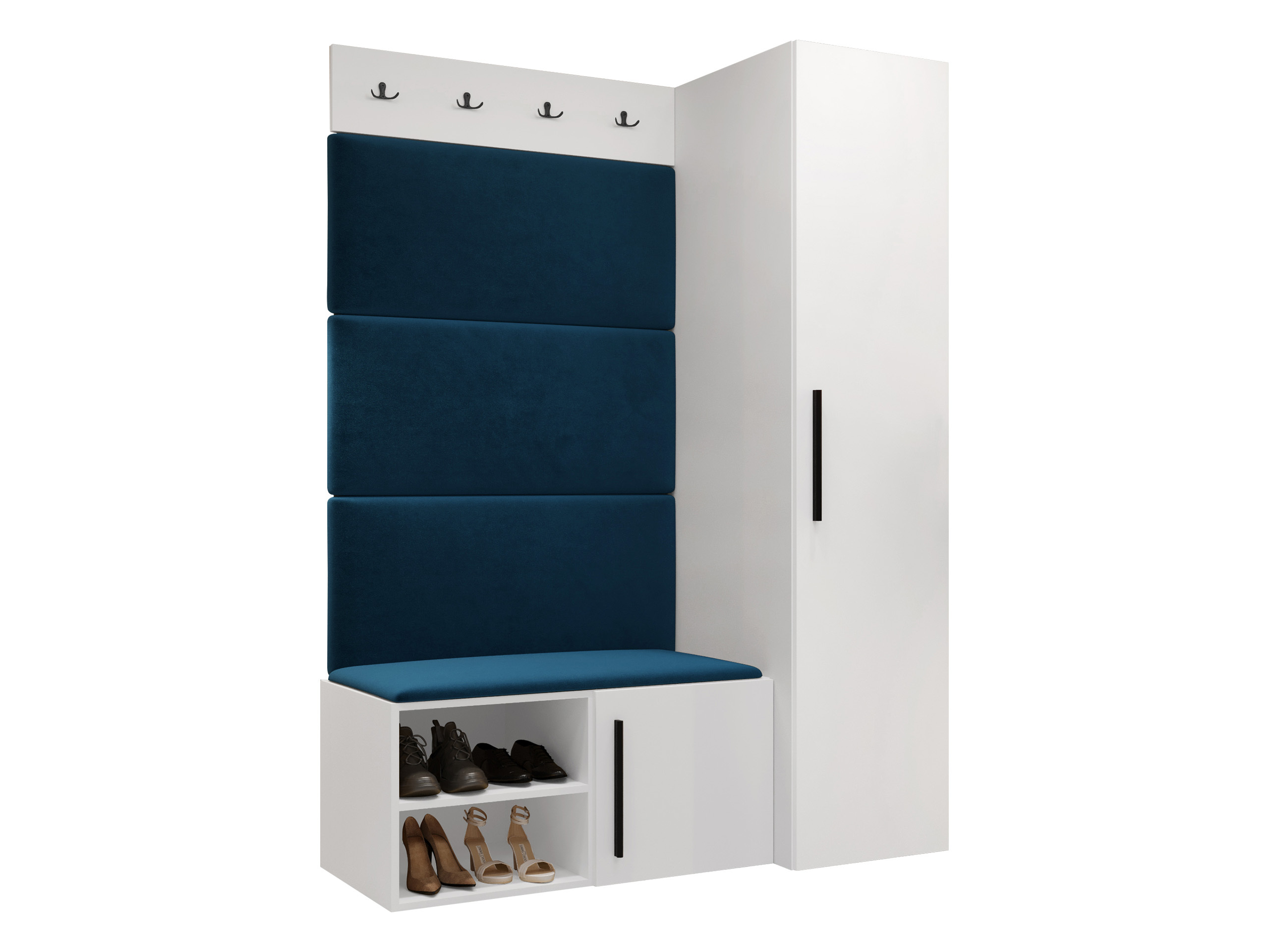 Priekšnama komplekts Nitos II (Balts)