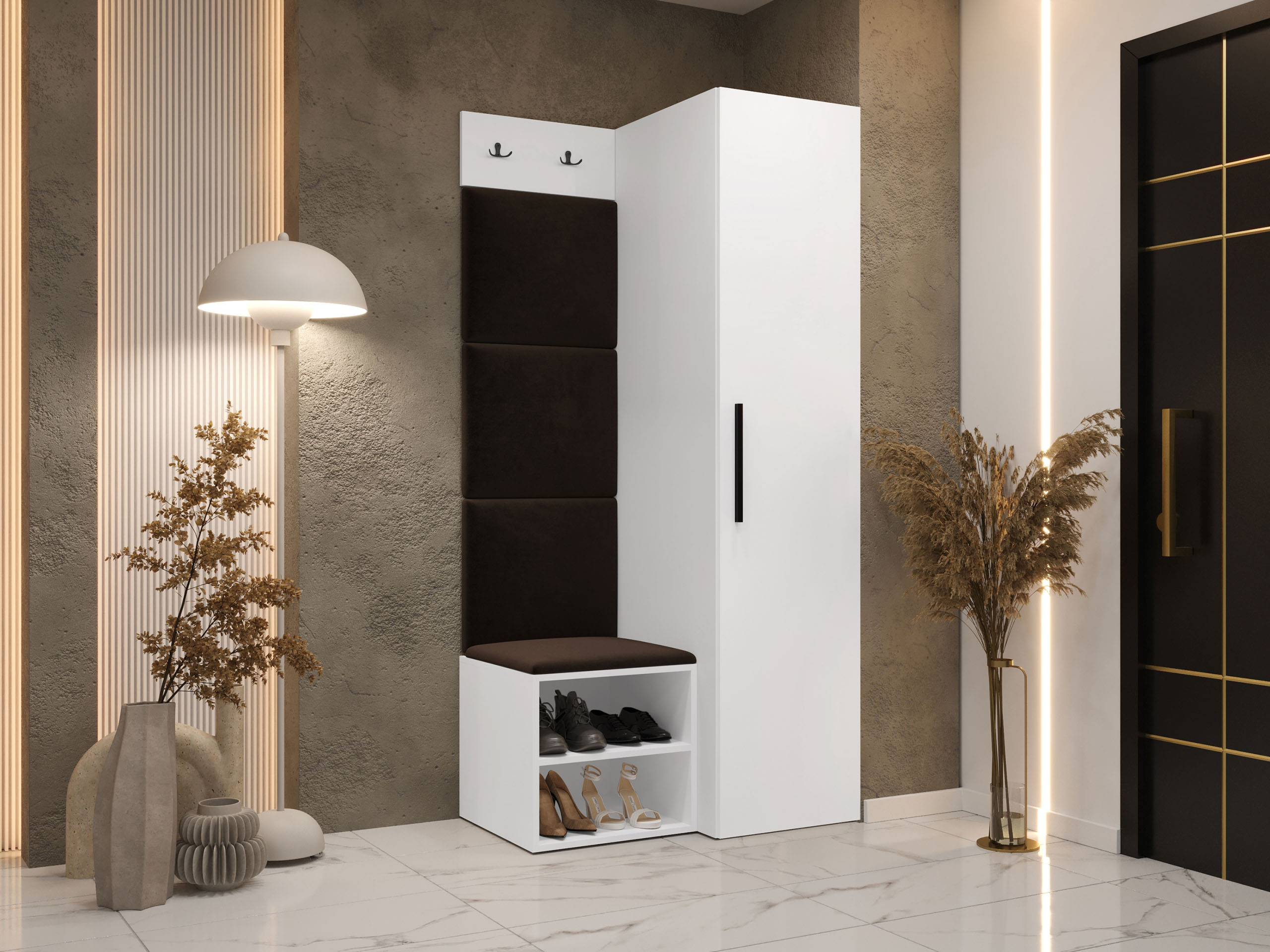 Priekšnama komplekts Nitos III (Balts)