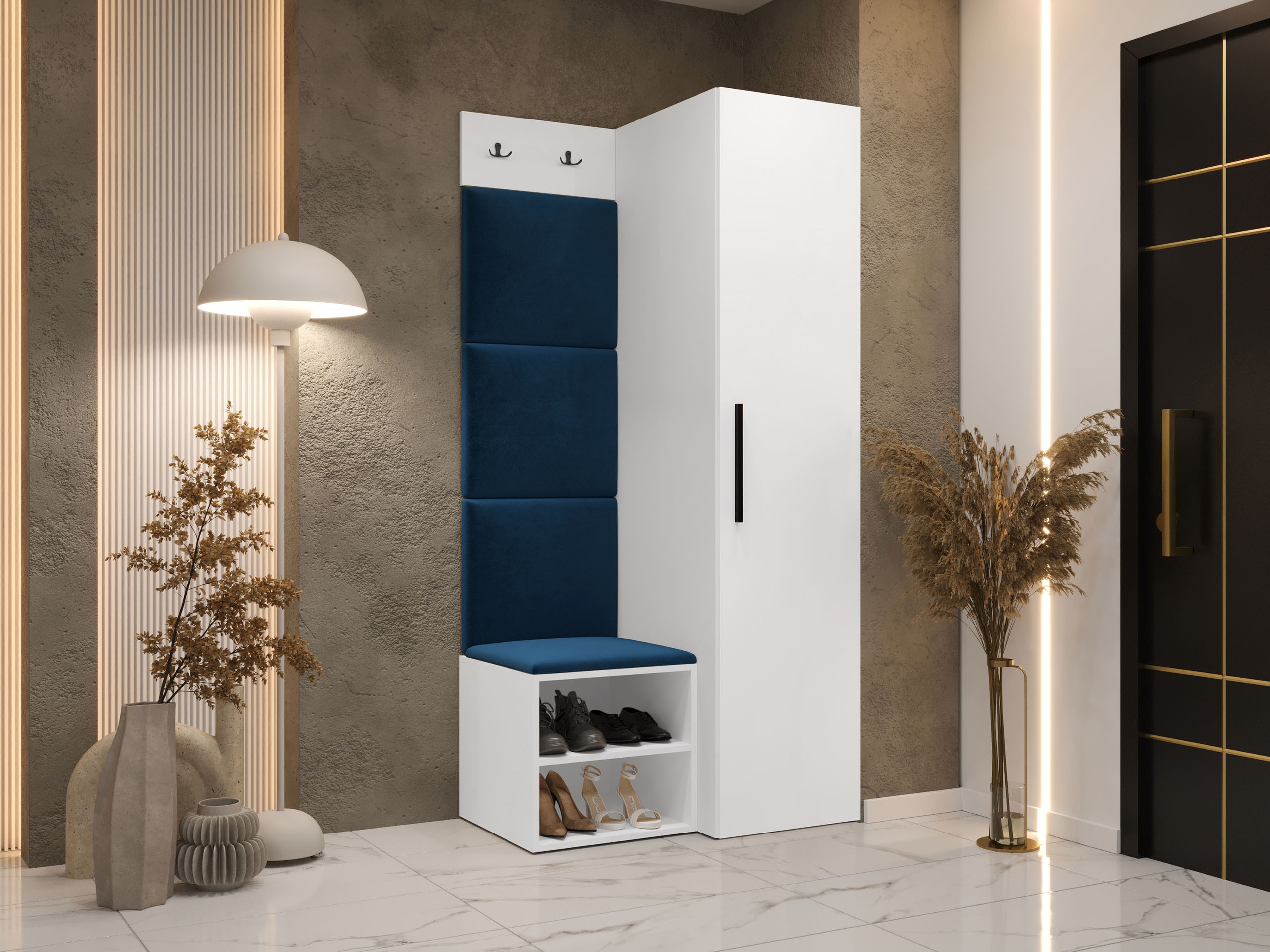 Priekšnama komplekts Nitos III (Balts)