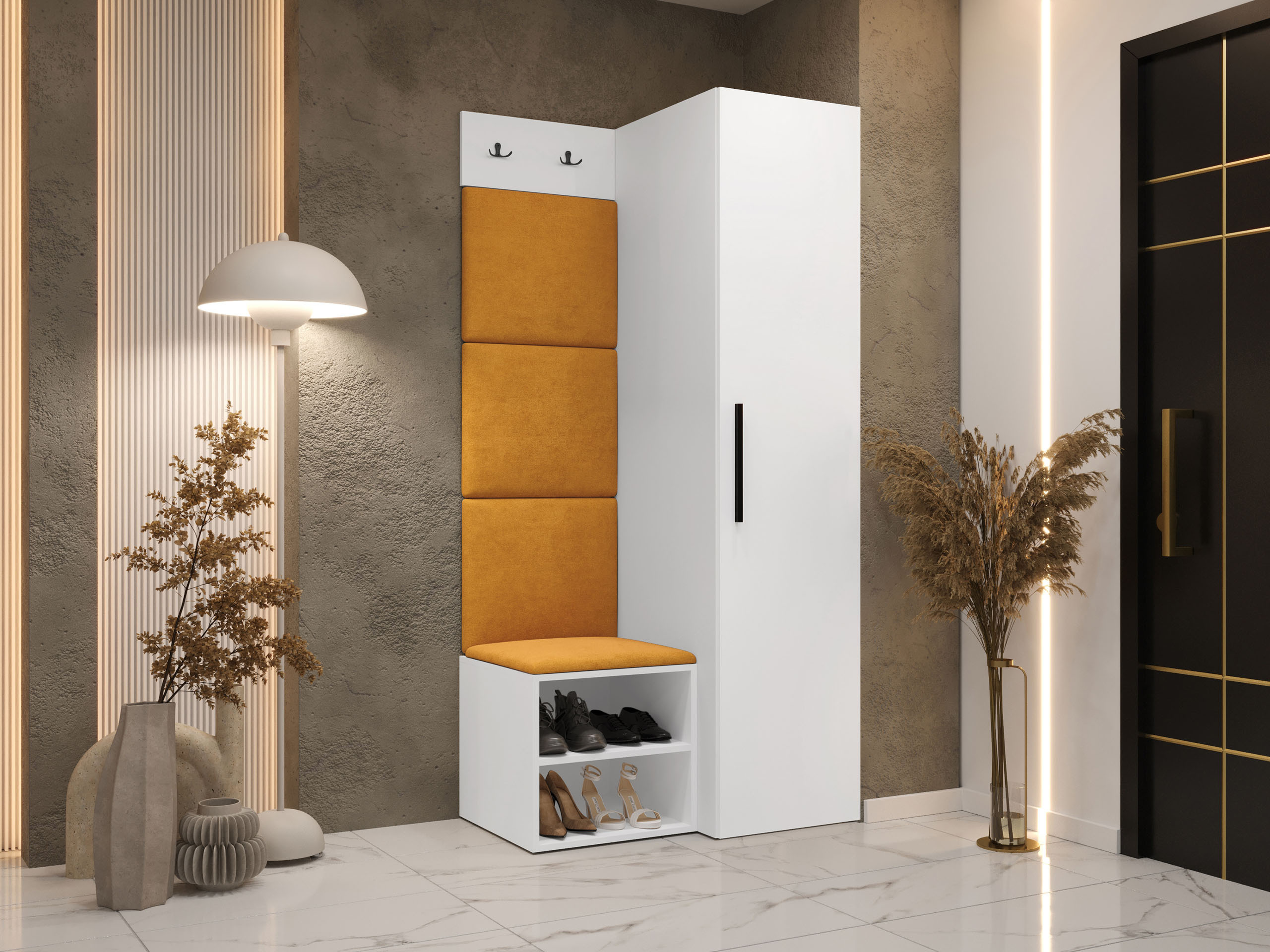 Priekšnama komplekts Nitos III (Balts)