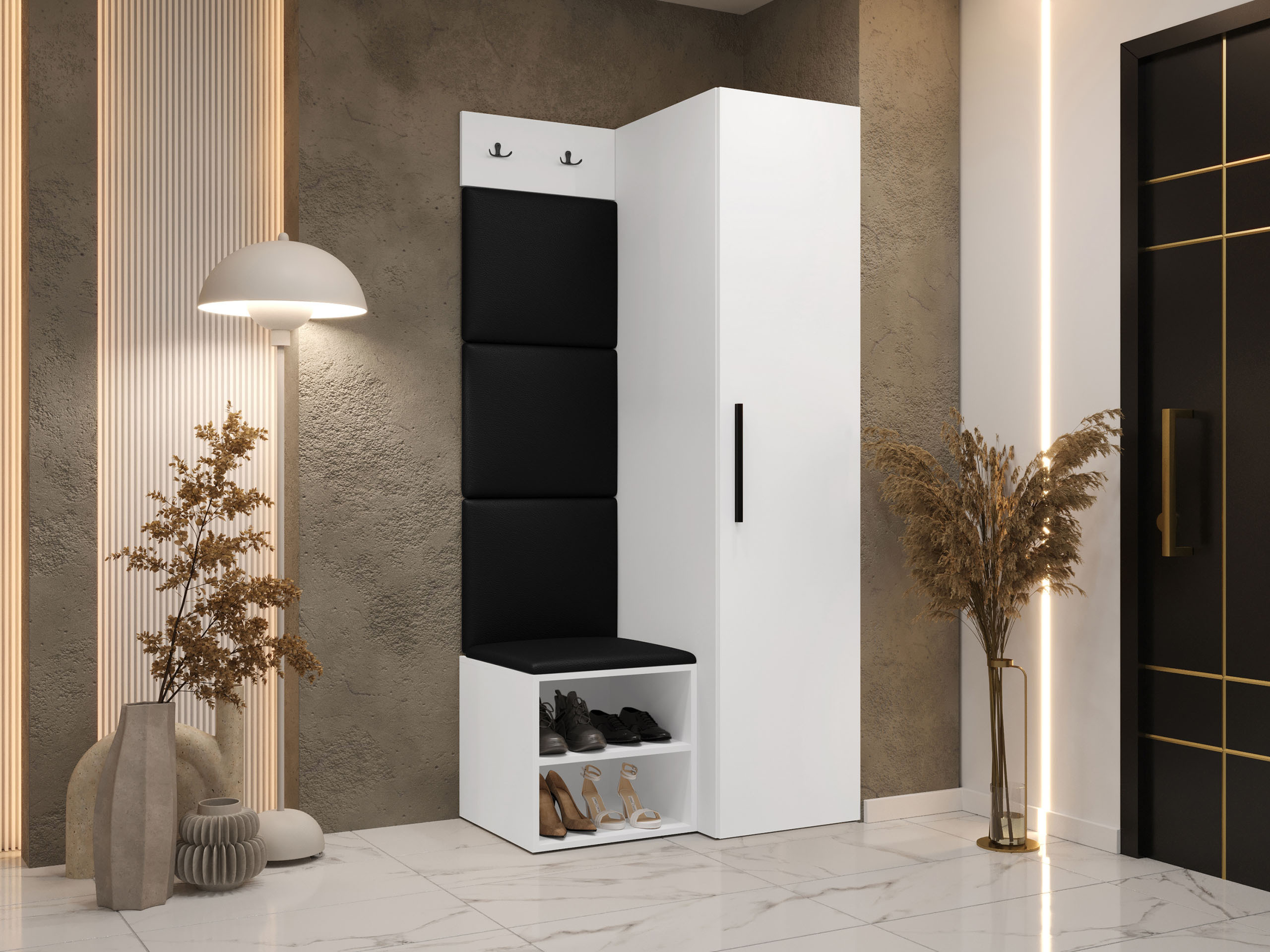 Priekšnama komplekts Nitos III (Balts)