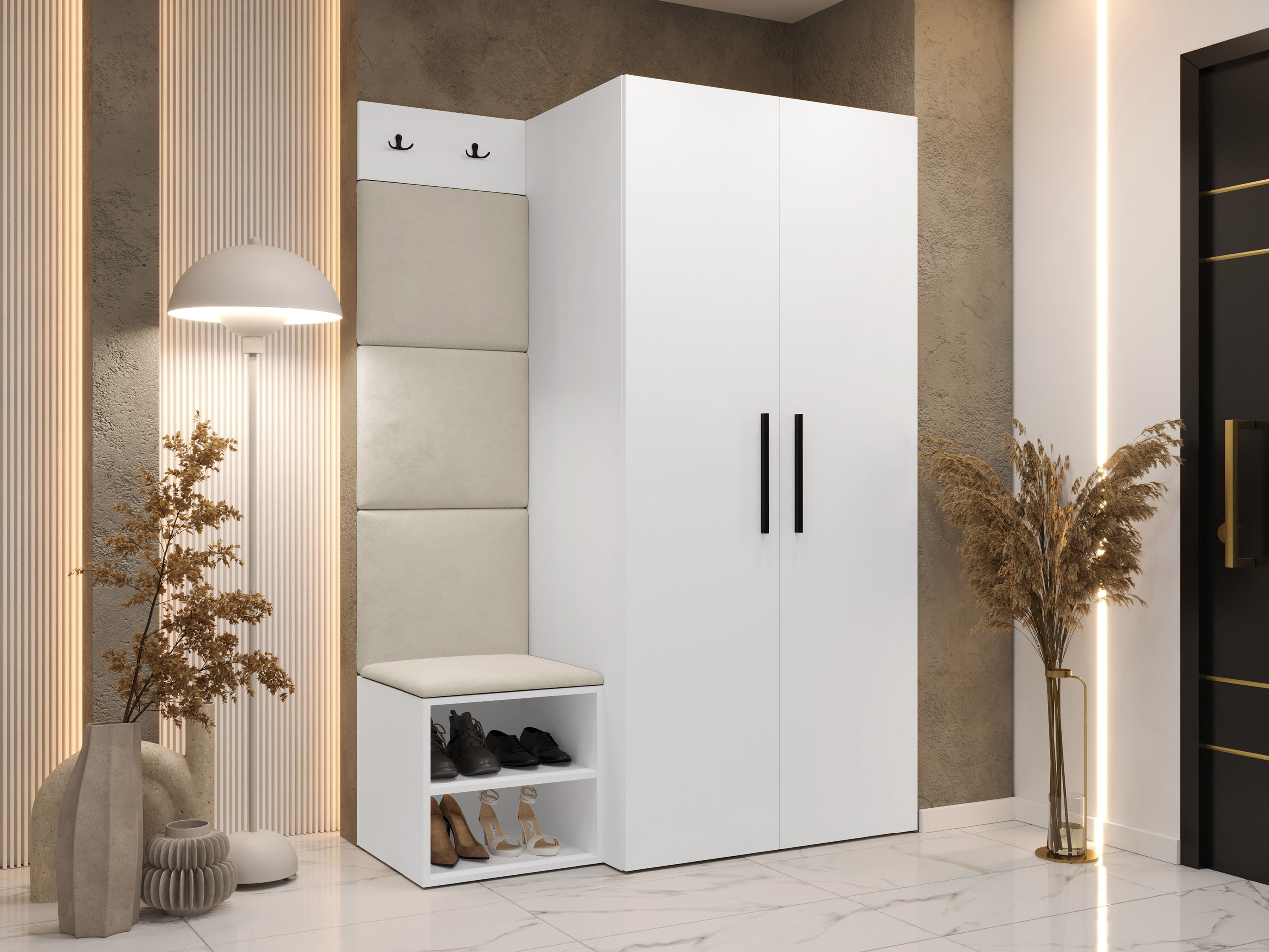 Priekšnama komplekts Hartford 523 (Balts)