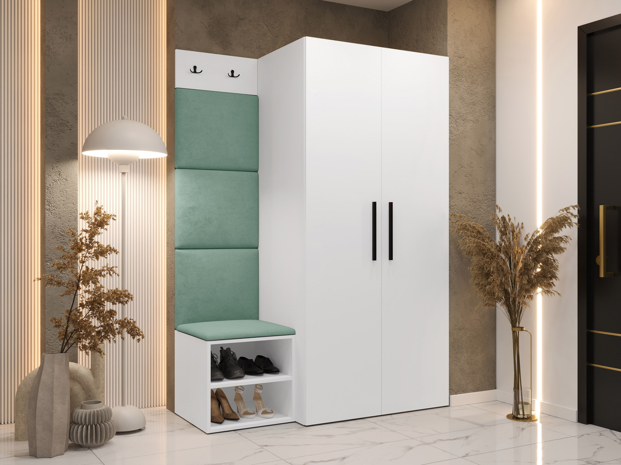 Priekšnama komplekts Hartford 523 (Balts)