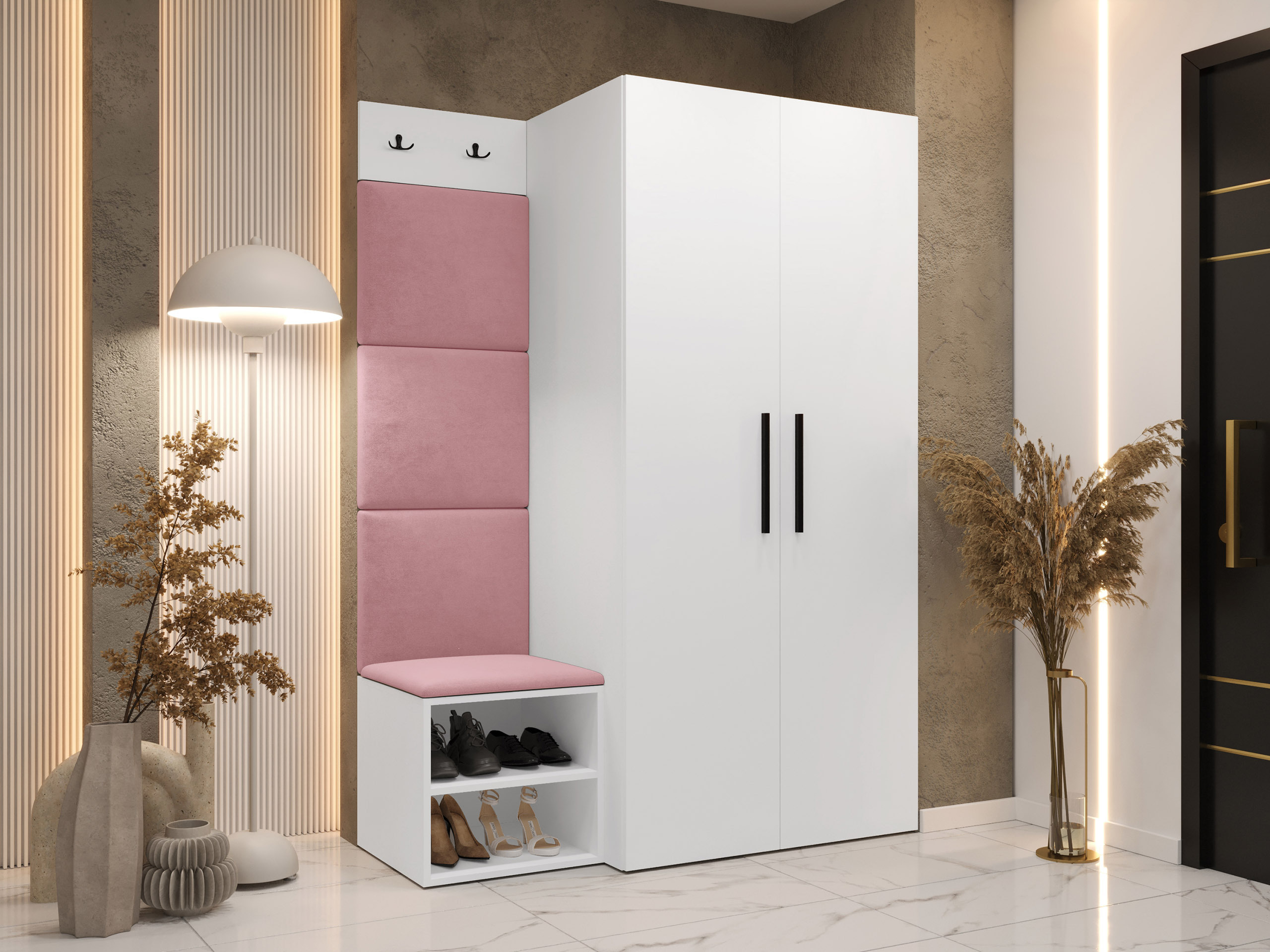 Priekšnama komplekts Nitos IV (Balts)