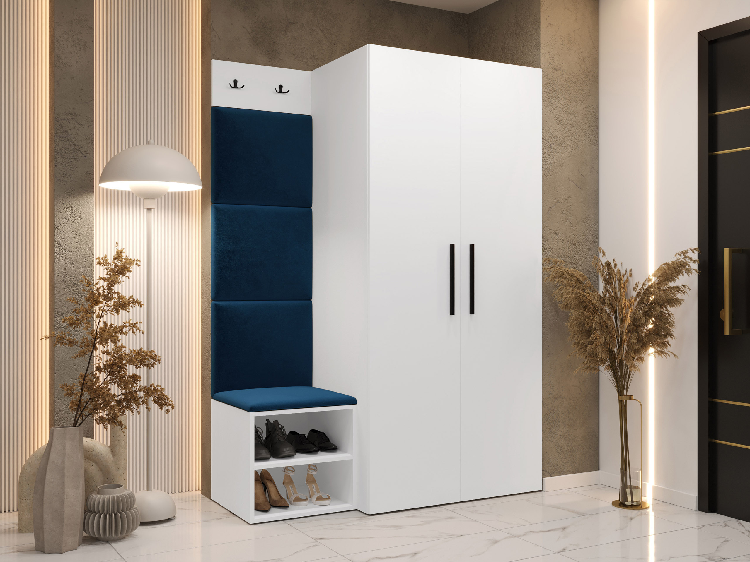 Priekšnama komplekts Nitos IV (Balts)