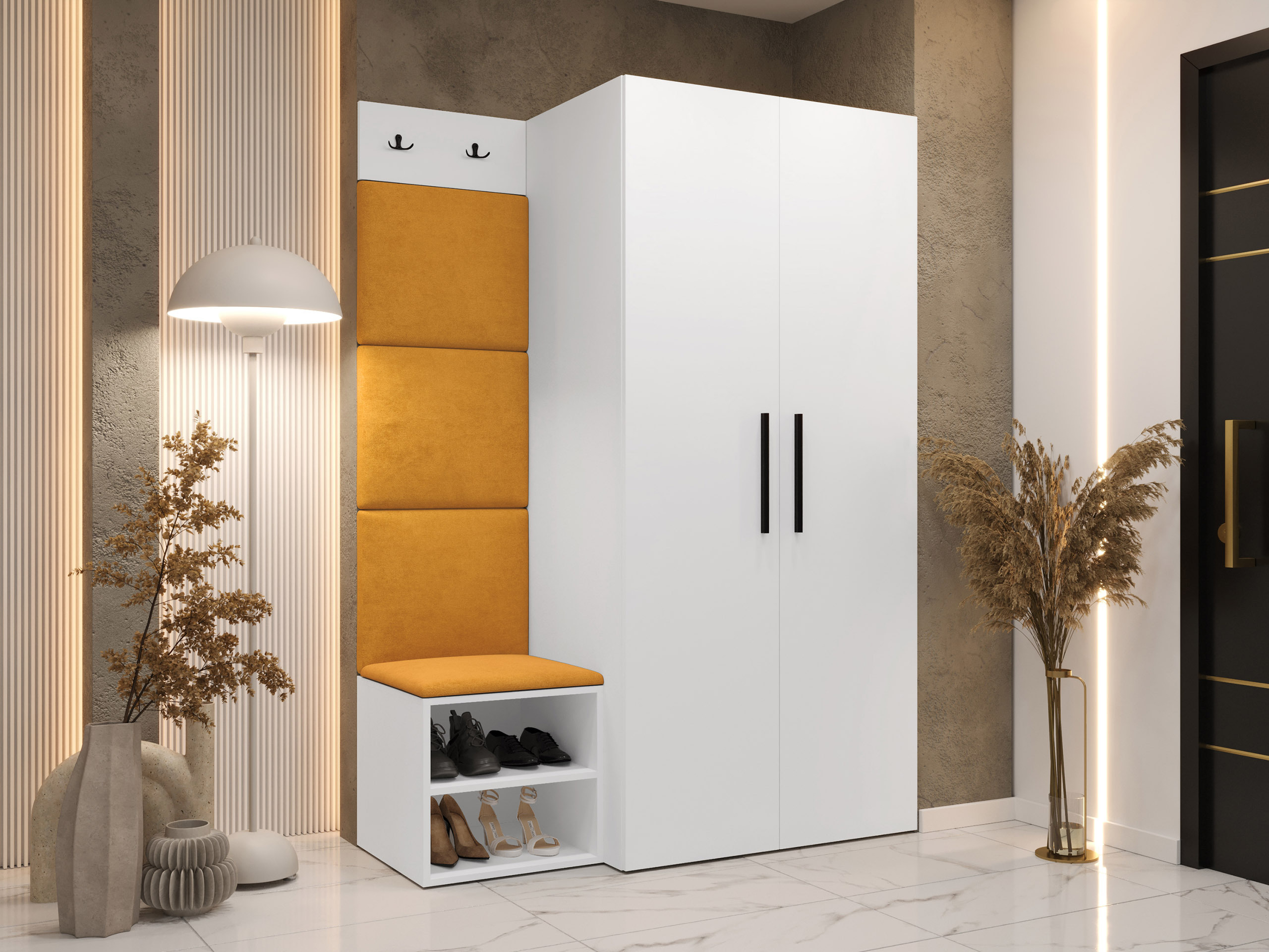 Priekšnama komplekts Nitos IV (Balts)