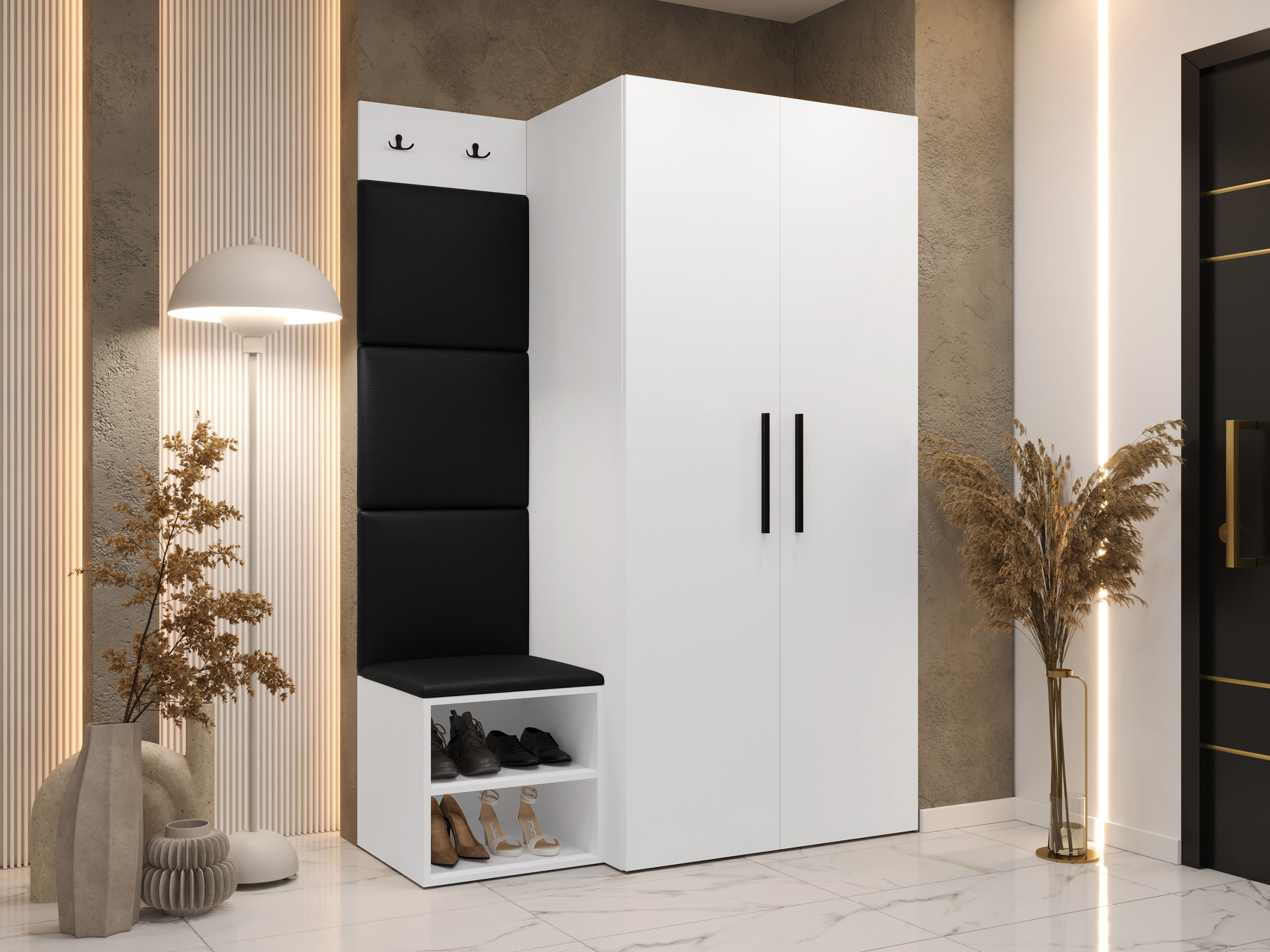 Priekšnama komplekts Nitos IV (Balts)