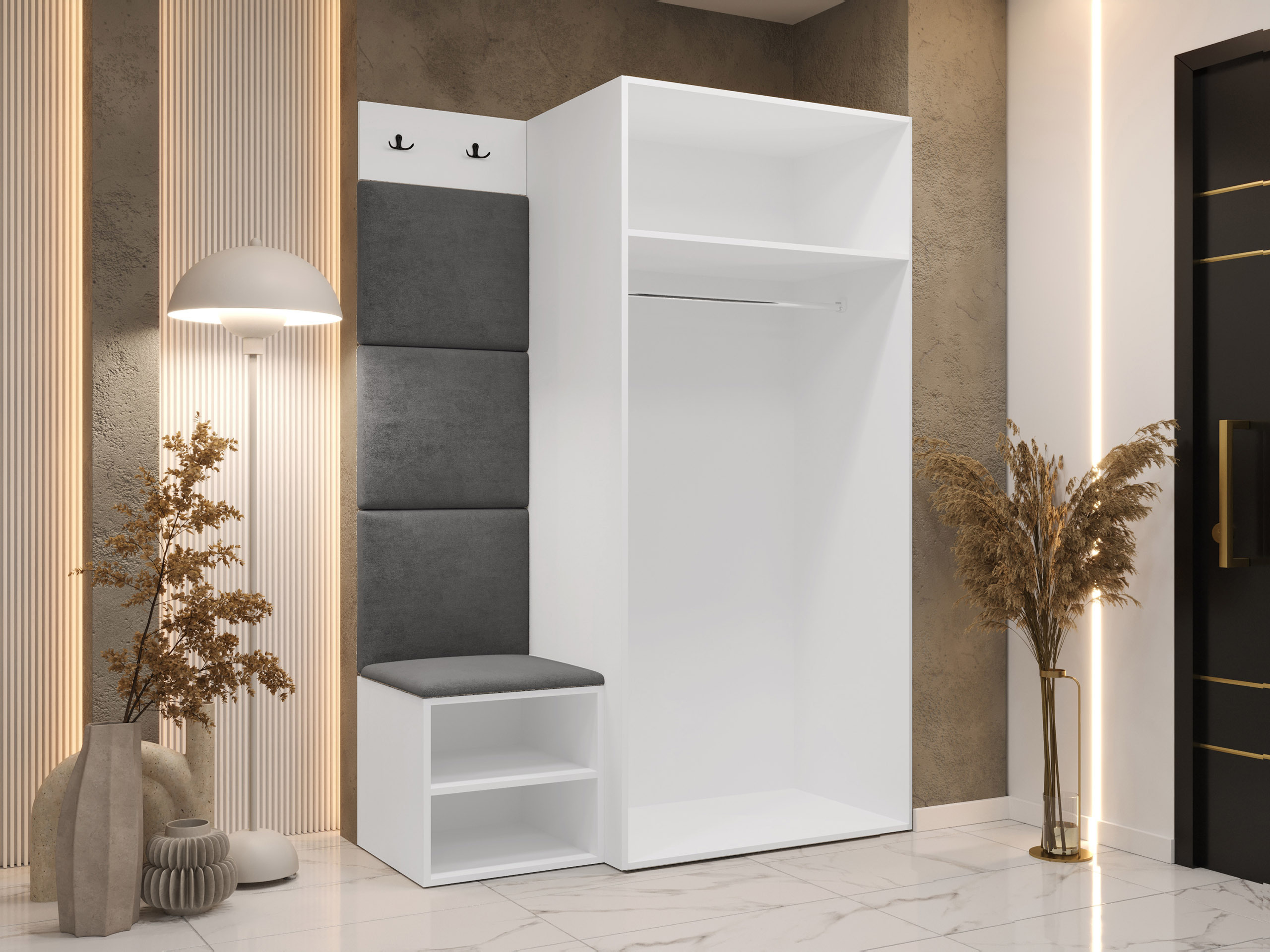 Priekšnama komplekts Nitos IV (Balts)