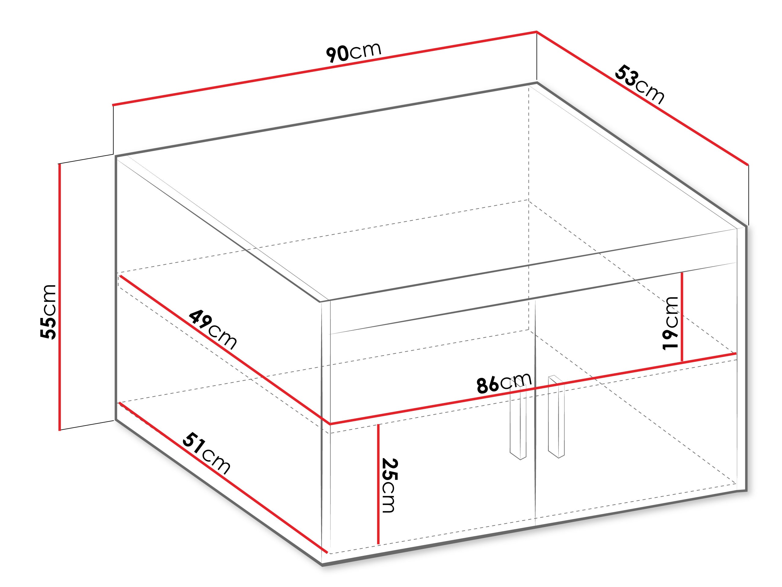 Skapis Novduni 122 (Balts)