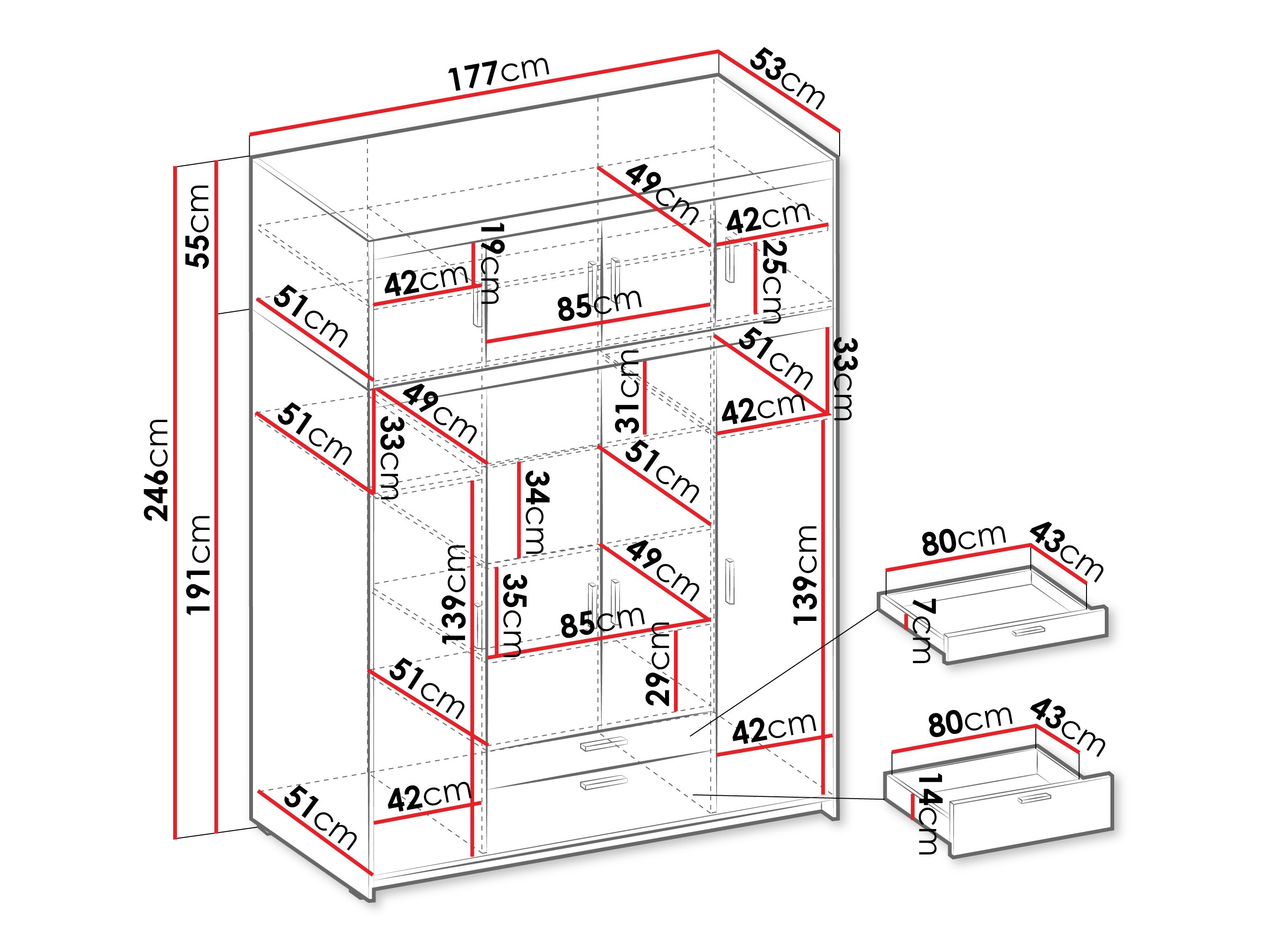 Skapis Novduni 106 (Ozols)