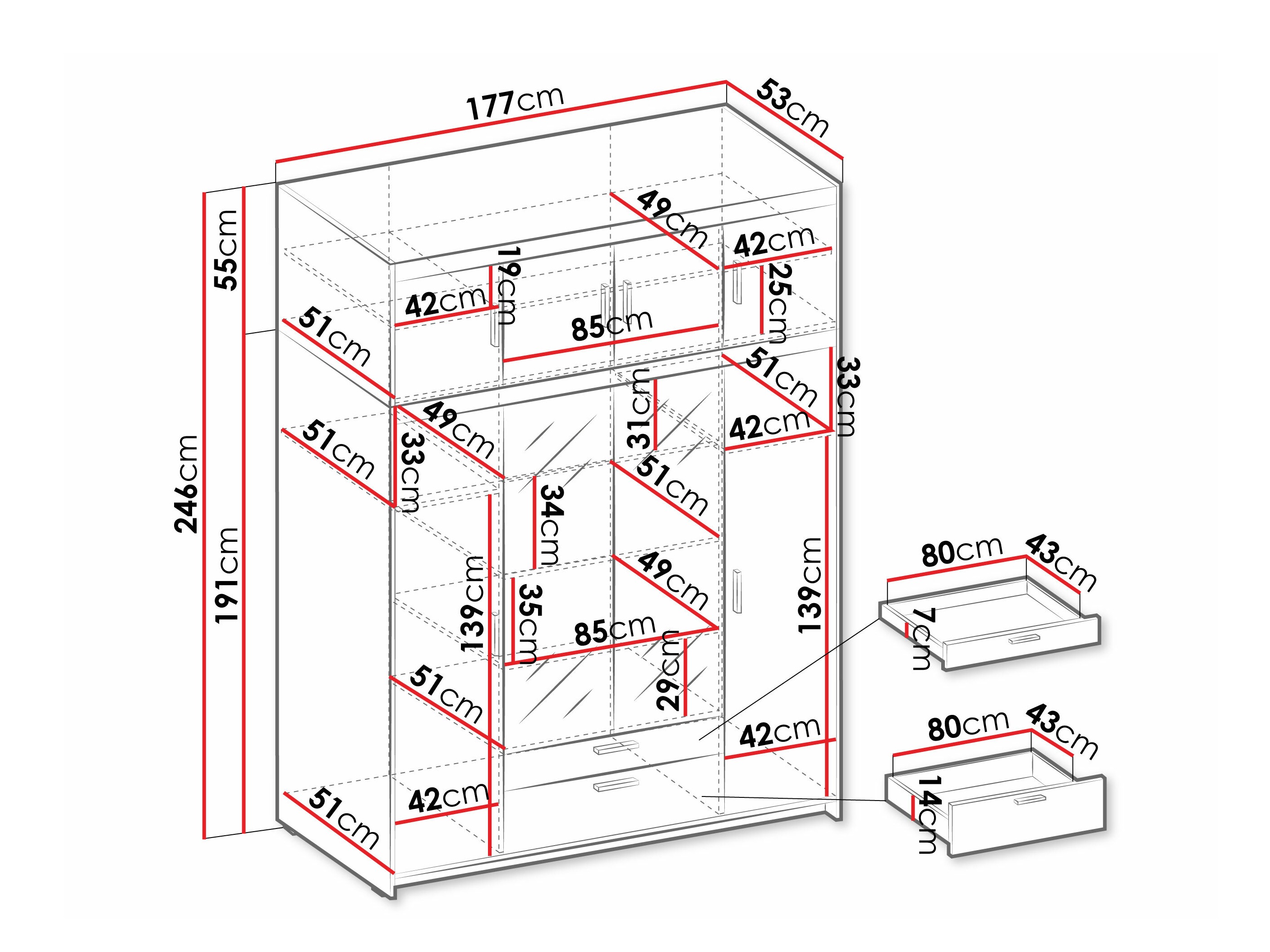 Skapis Novduni 109 (Sonomas ozols)