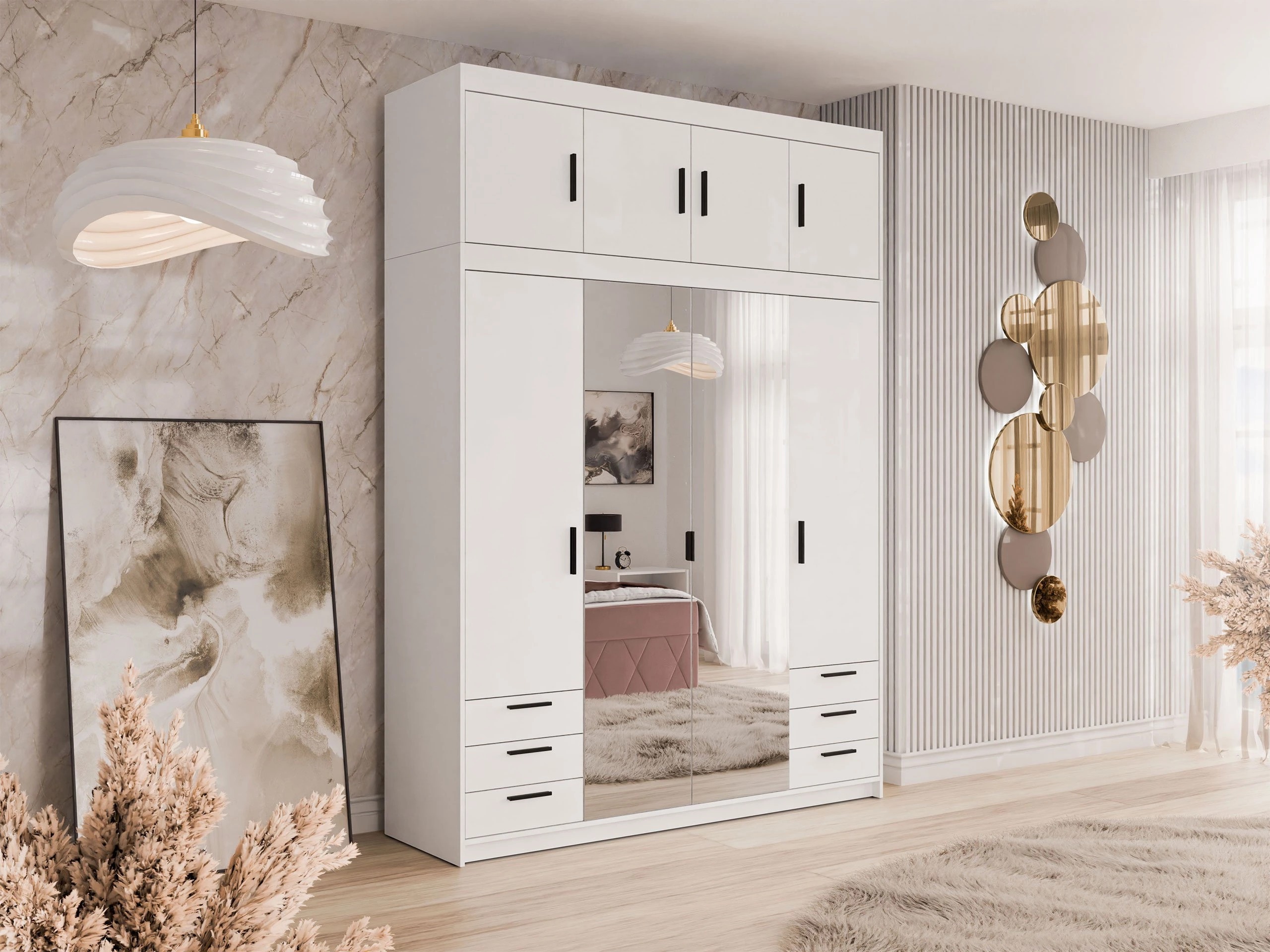 Skapis Novduni 120 (Balts)