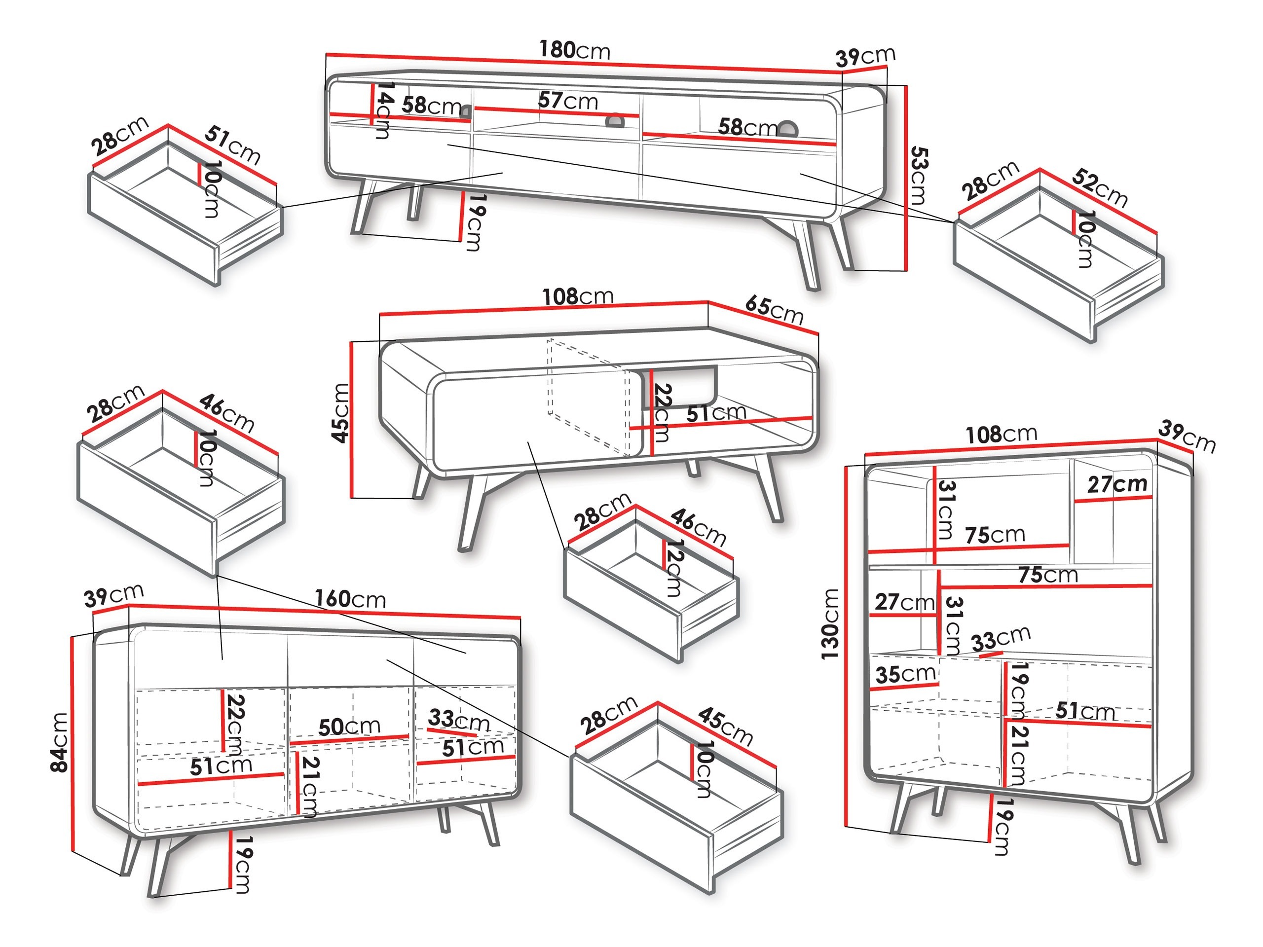 Viesistabas komplekts Focos I