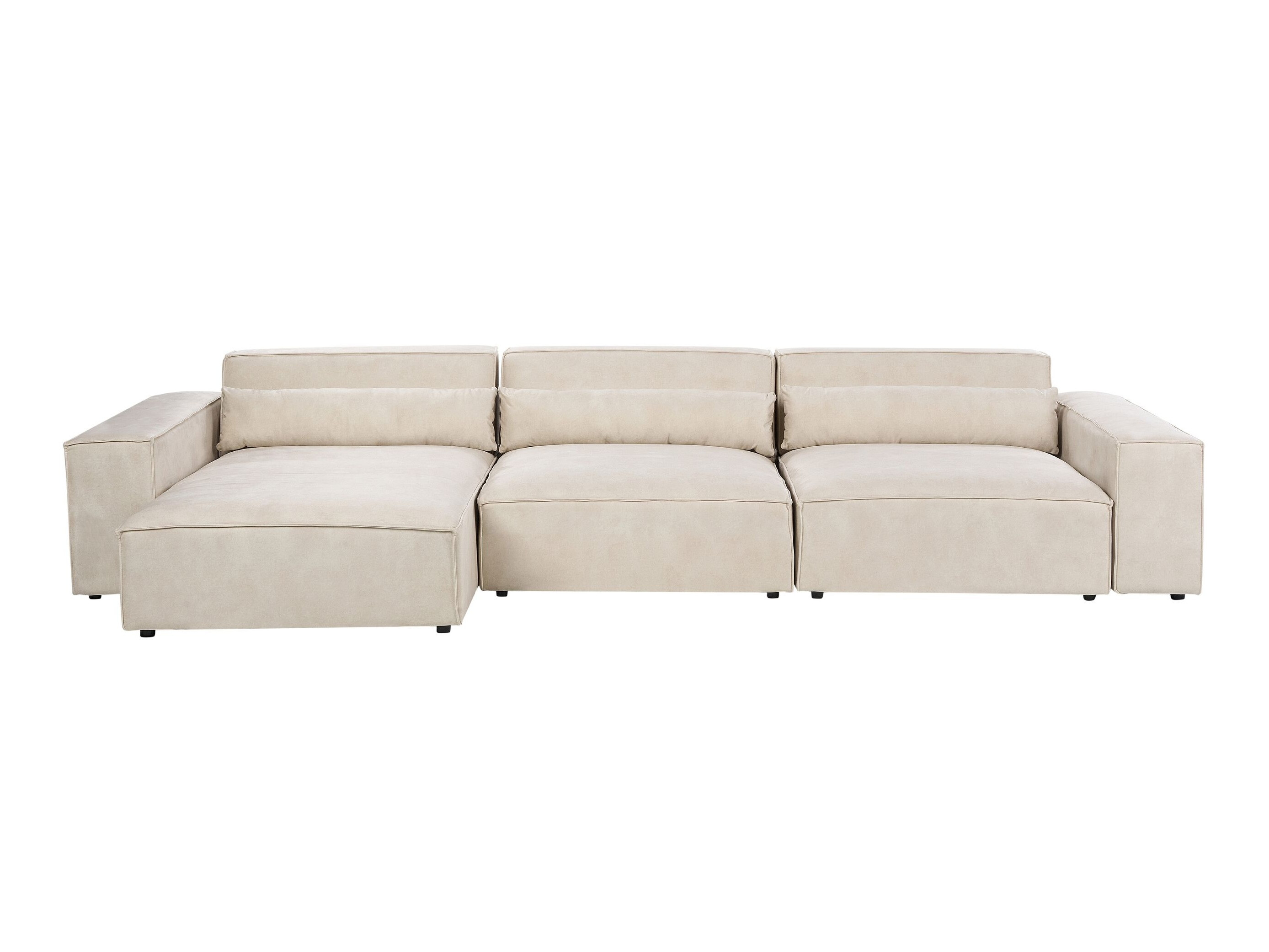 Moduļu stūra dīvāns Tivsora 104 (Gaiši bēšs)