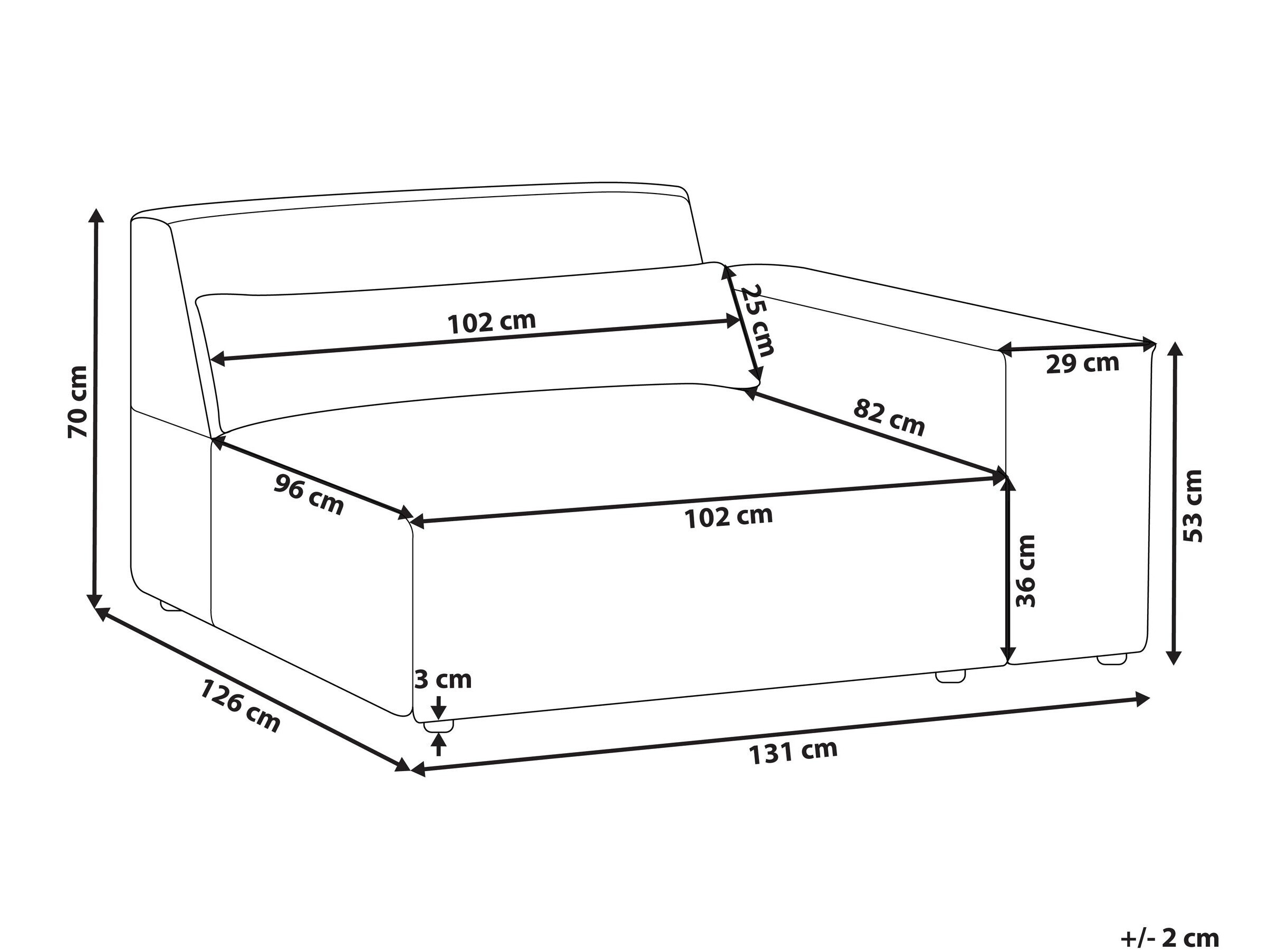 Moduļu krēsls Tivsora 105 (Gaiši bēšs)