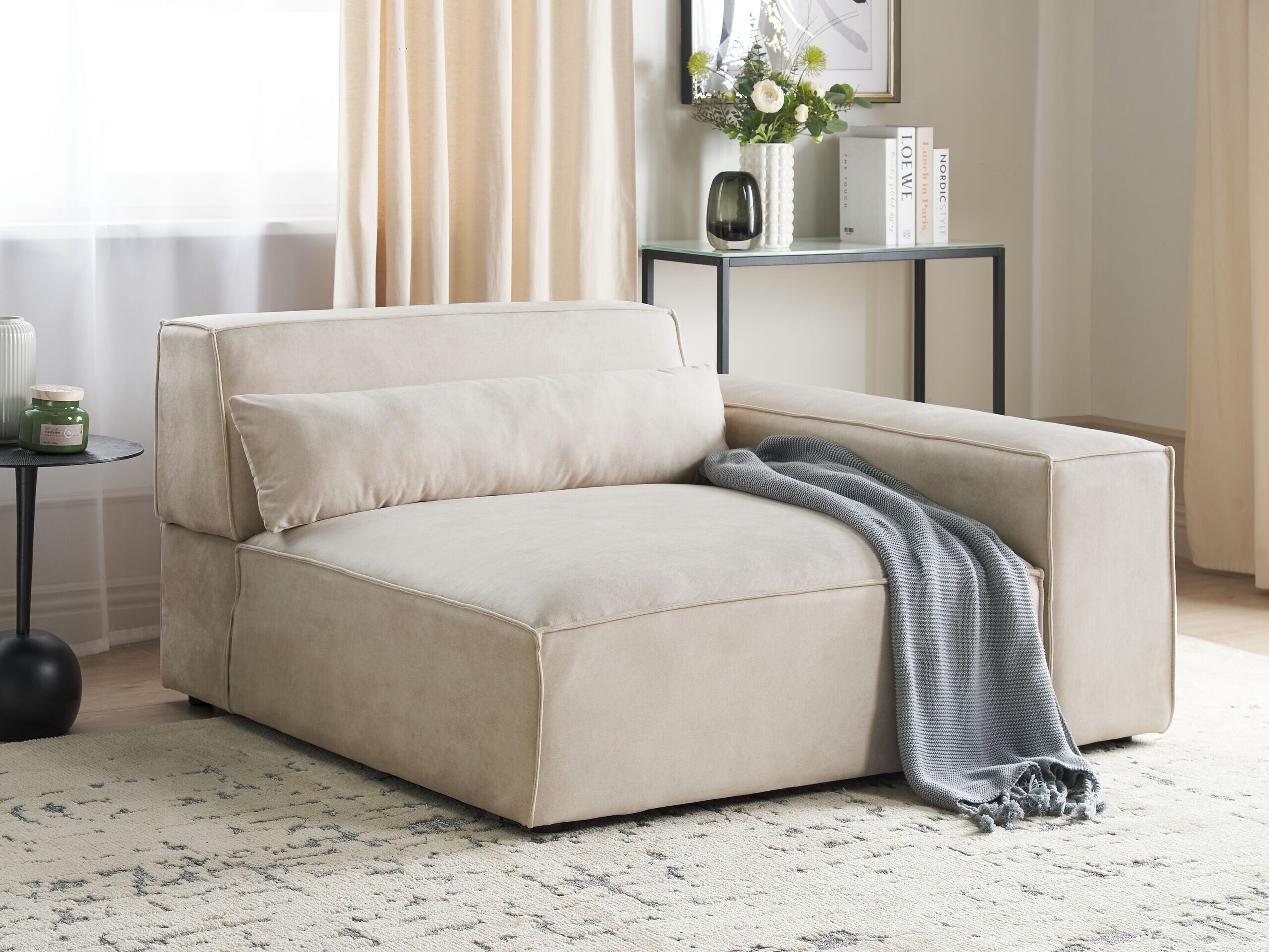 Moduļu krēsls Tivsora 105 (Gaiši bēšs)