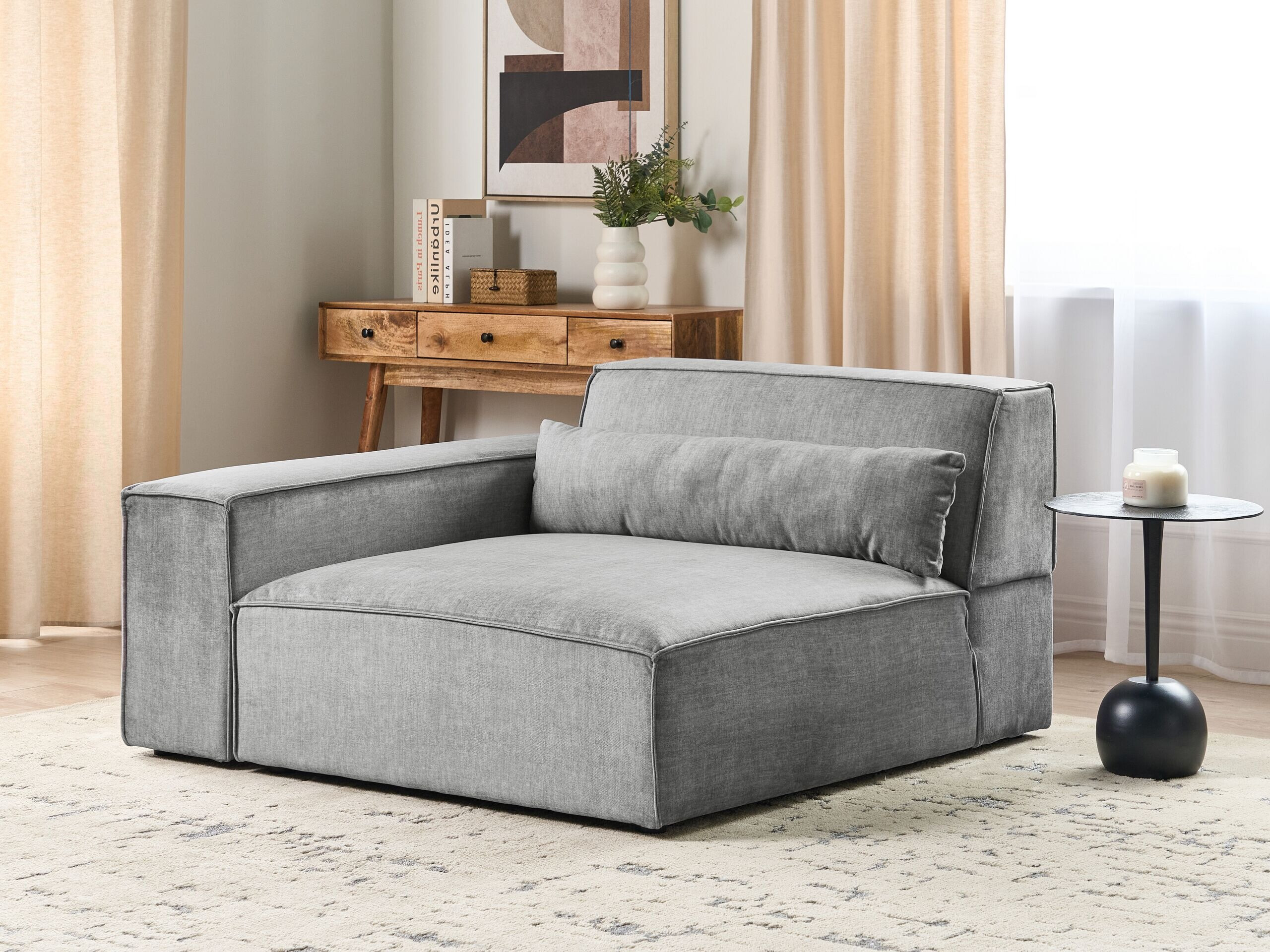 Moduļu krēsls Tivsora 105 (Pelēks)