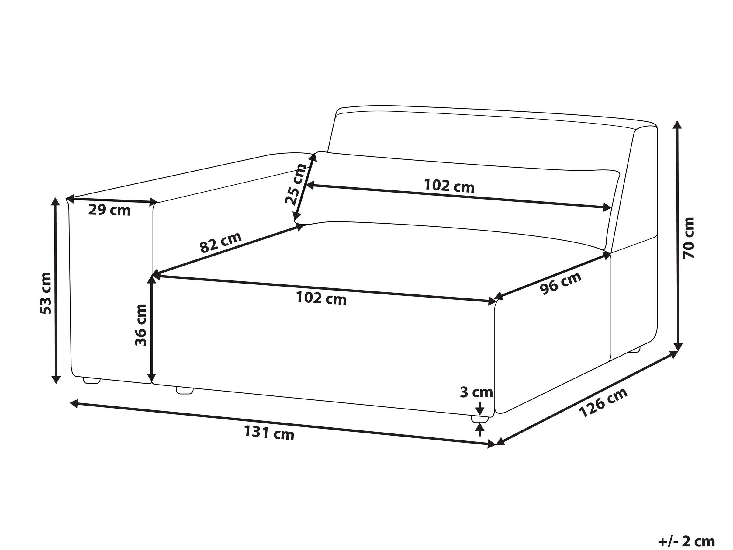Moduļu krēsls Tivsora 105 (Pelēks)
