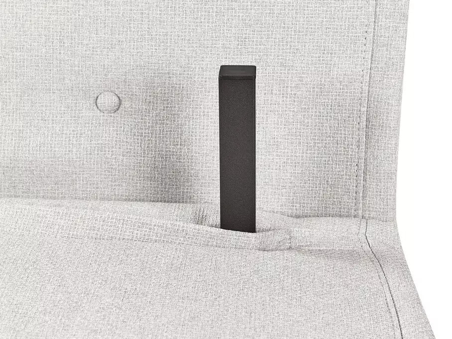 Dīvāns gulta Berwyn 3158 (Gaiši pelēks)