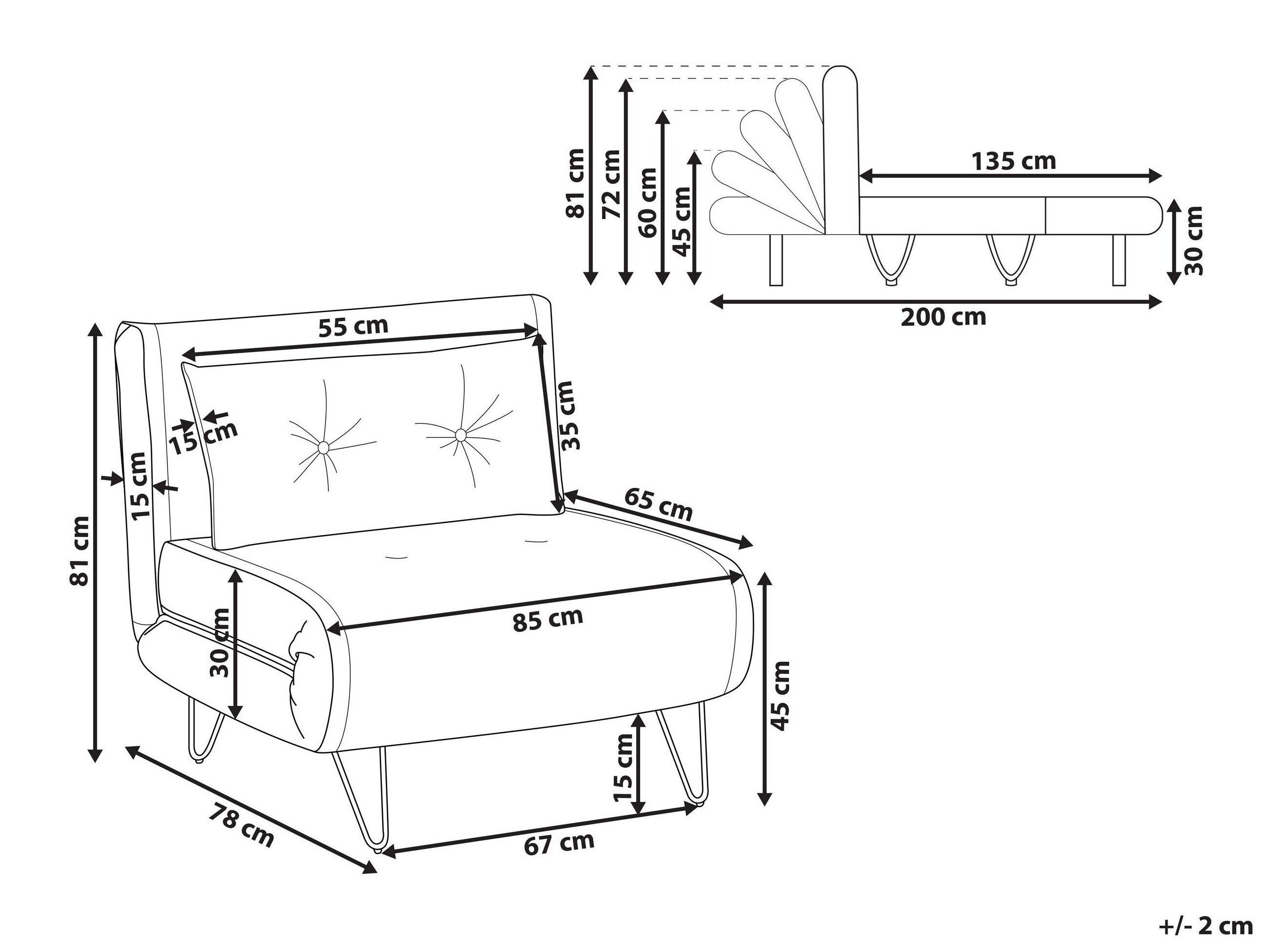 Krēsls Berwyn 3160 (Balts)