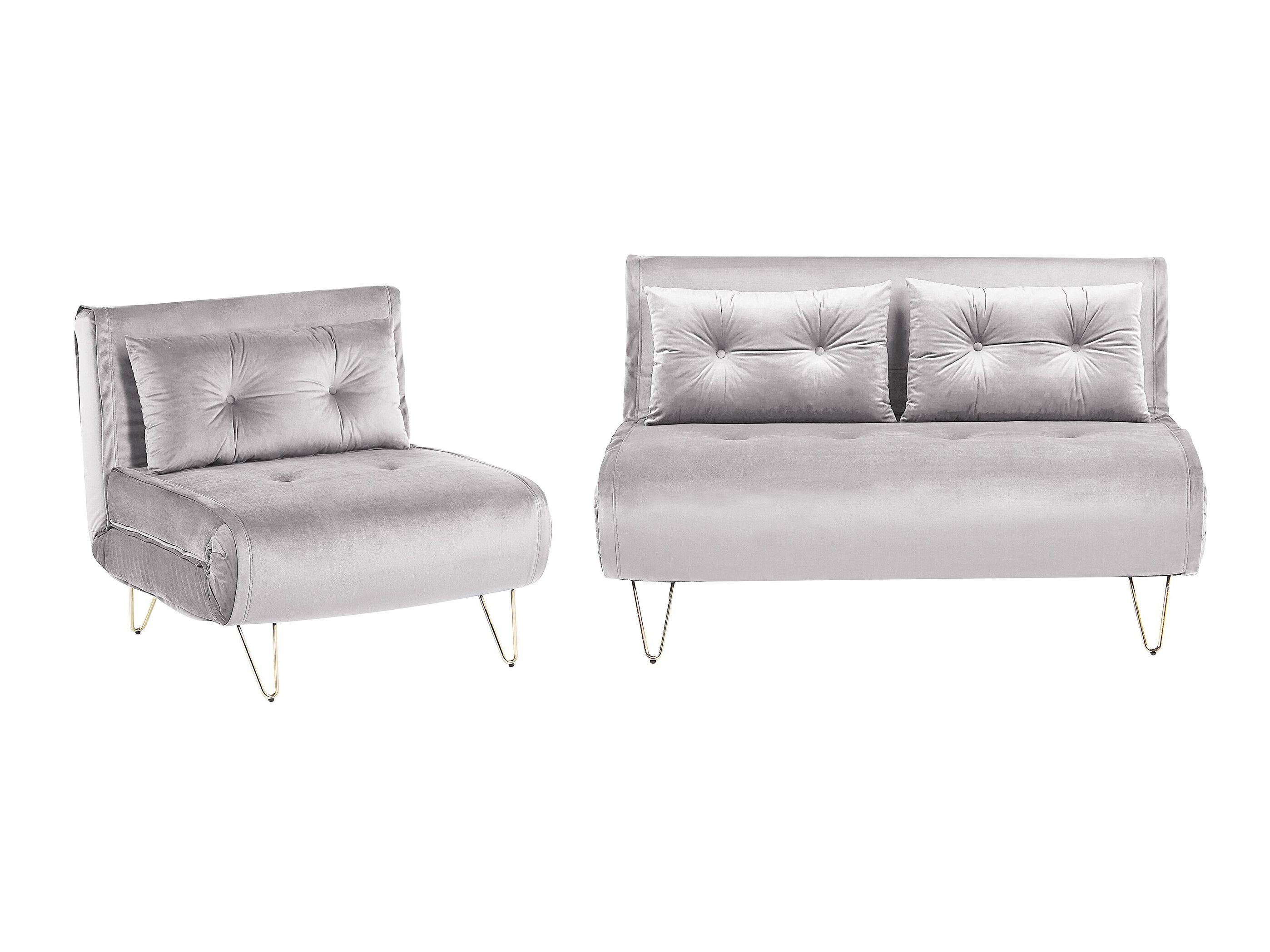 Mīksto mēbeļu komplekts Berwyn 3164 (Pelēks)