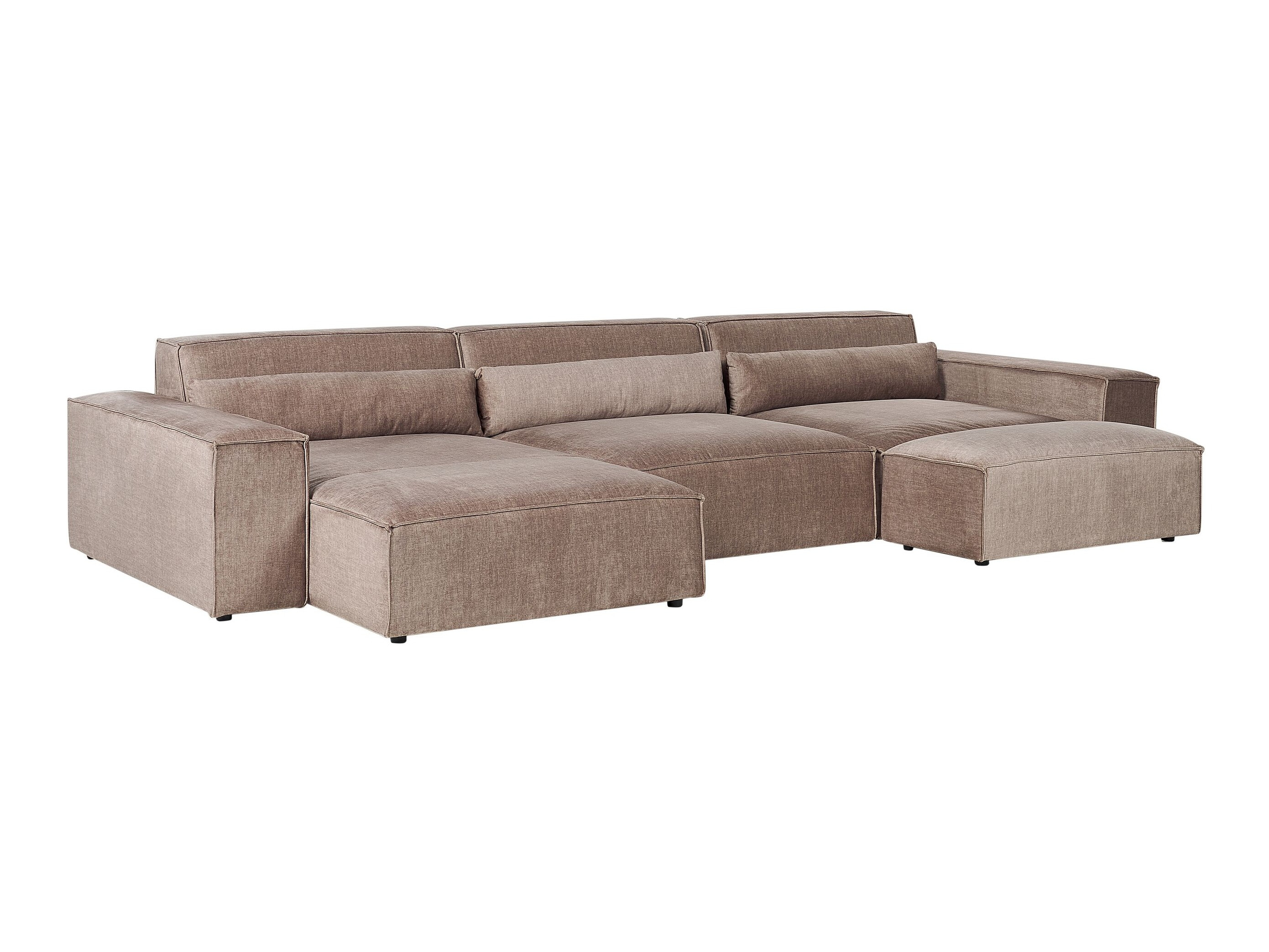 Mīksto mēbeļu komplekts Tivsora 108 (Gaiši brūns)