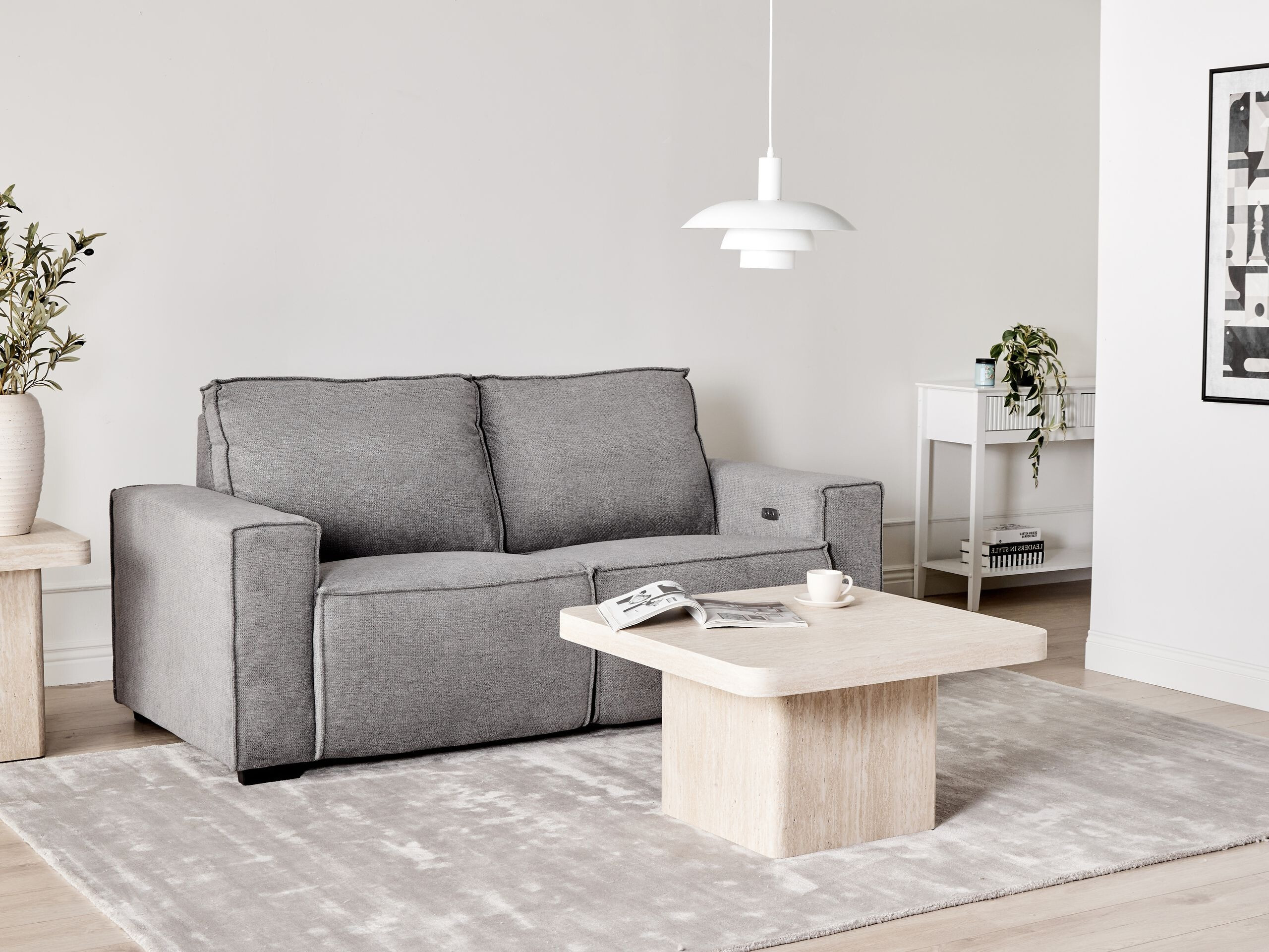 Dīvāns reglainer Berwyn 3168 (Pelēks)