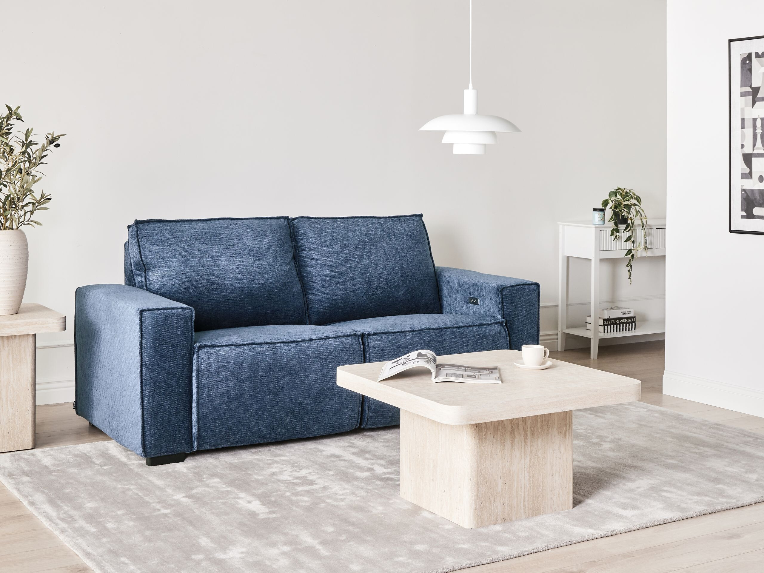 Dīvāns reglainer Berwyn 3168 (Zils)