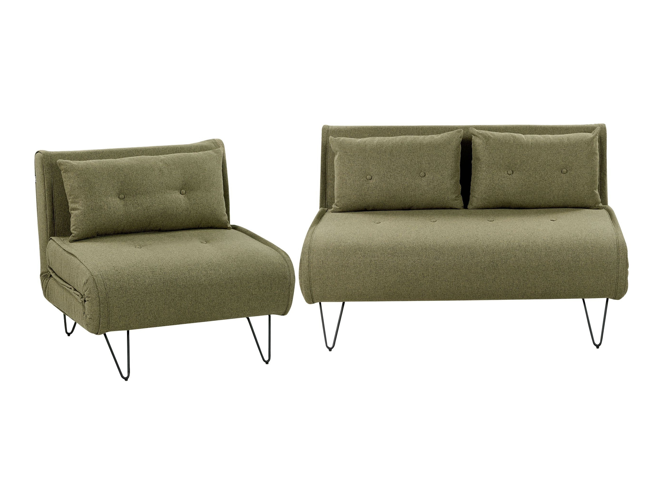 Mīksto mēbeļu komplekts Berwyn 3165 (Zaļš)