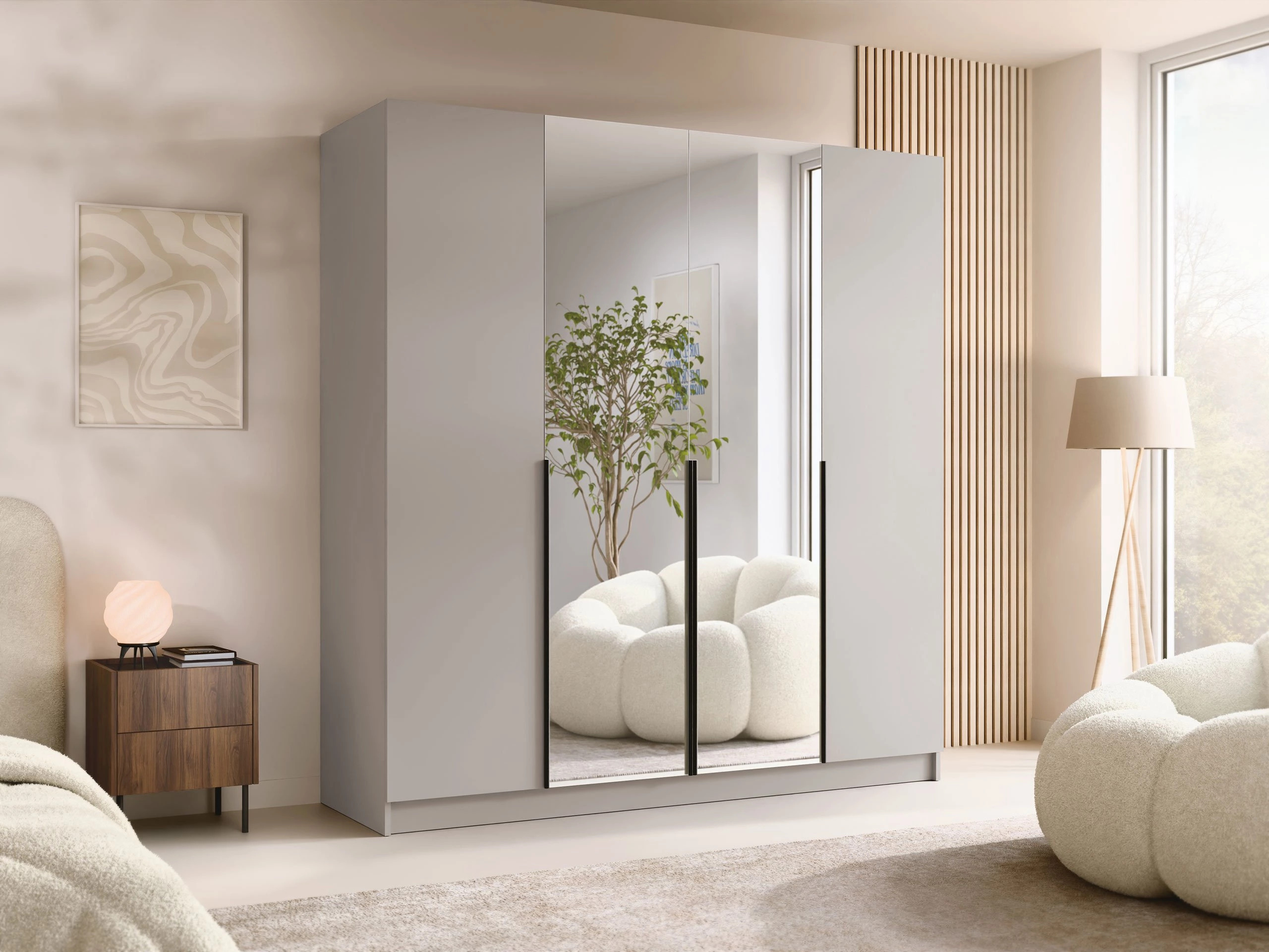 Skapis Closico 191 (Kašmirs + Melns)