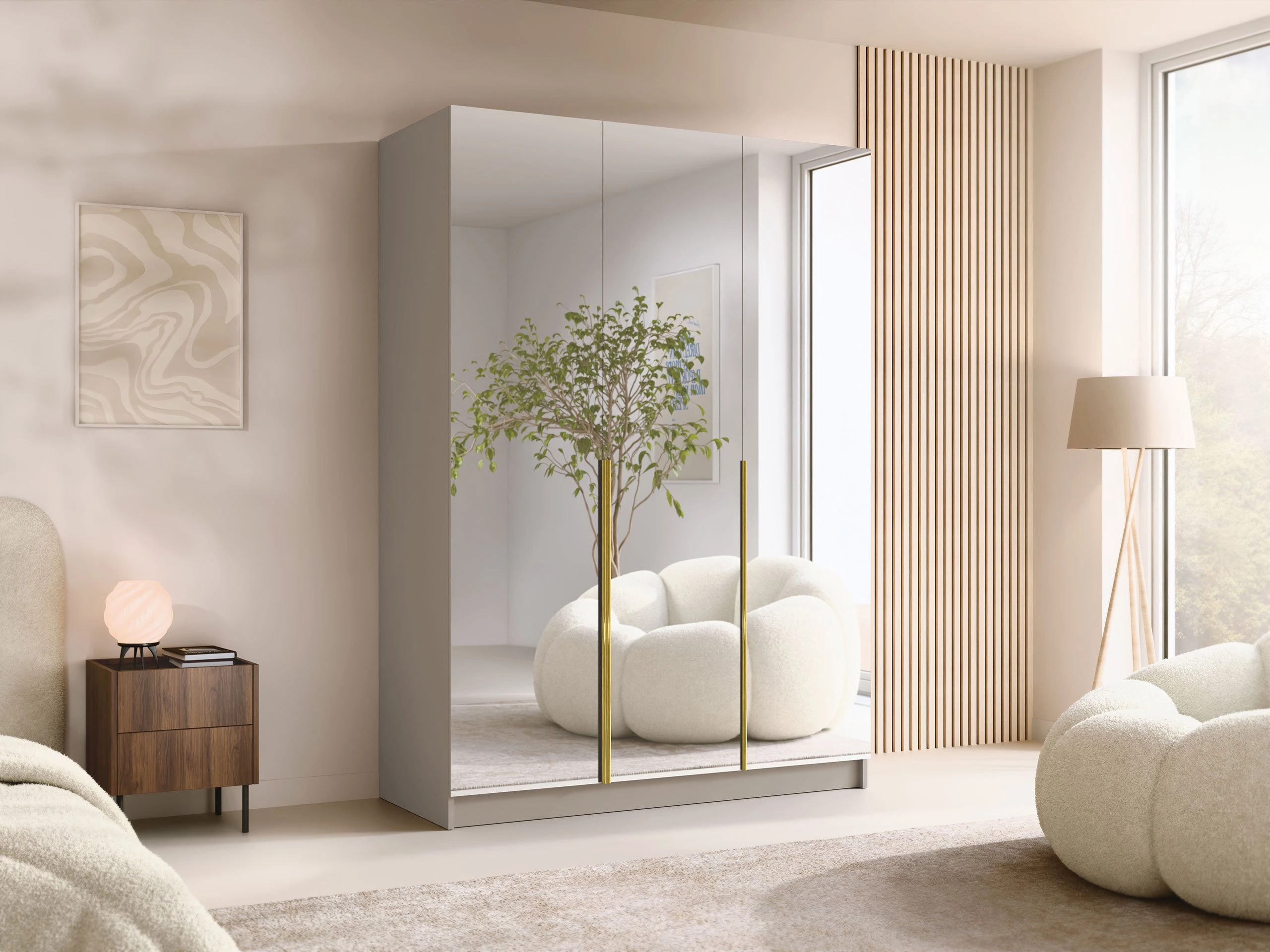 Skapis Closico 196 (Kašmirs + Zelta)