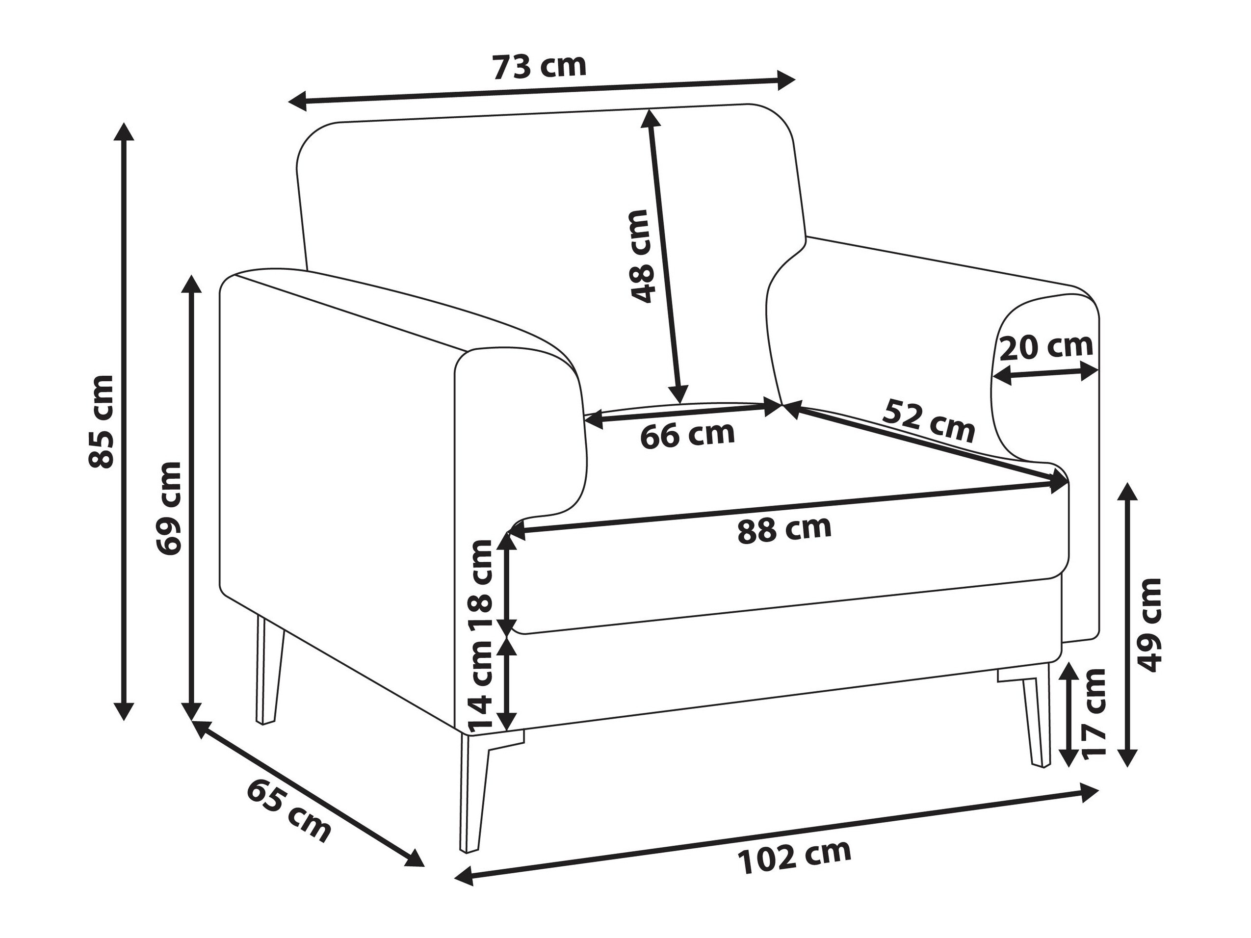Krēsls Catcavu 103 (Gaiši bēšs)