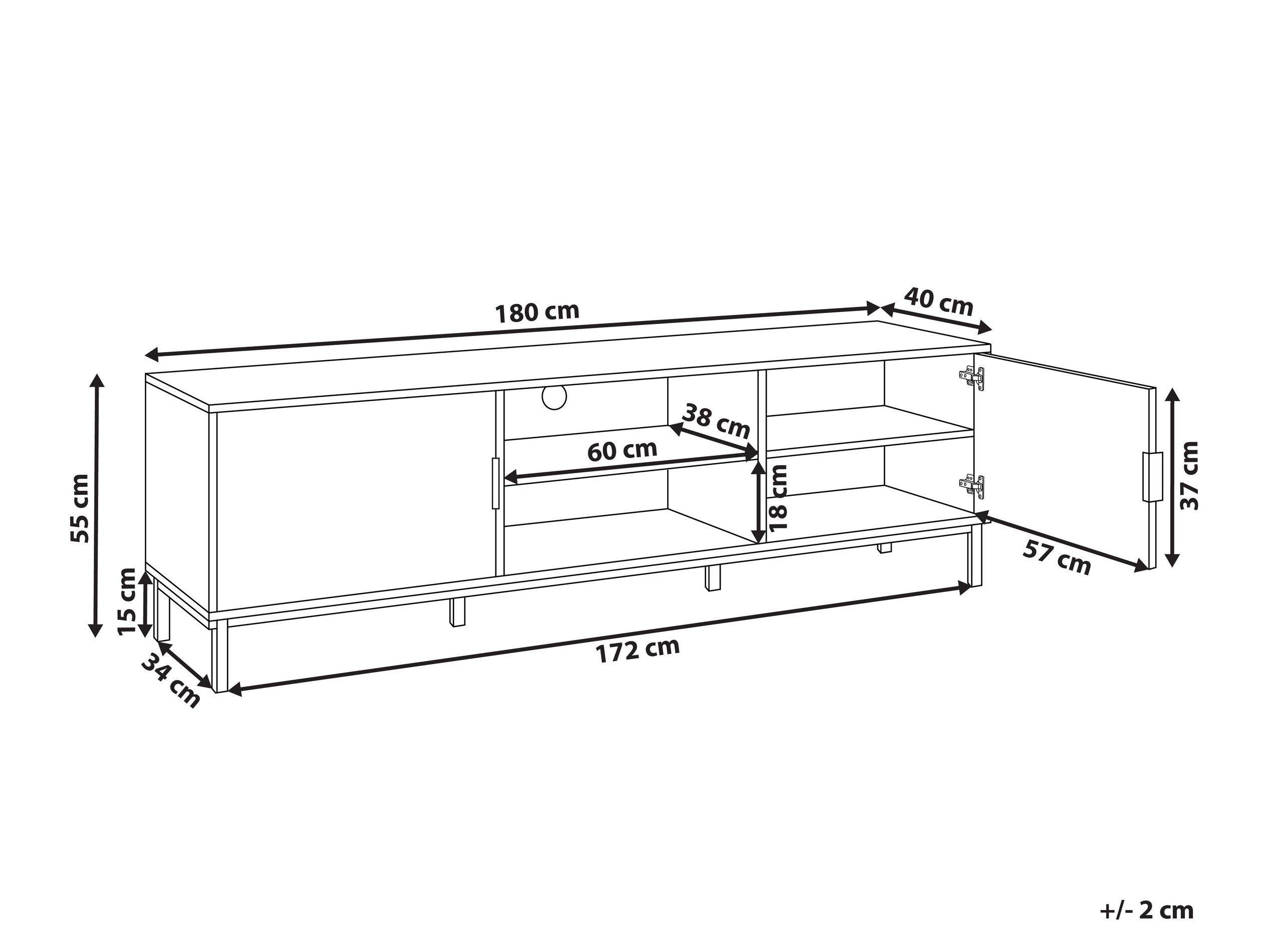 TV galds Berwyn 3179