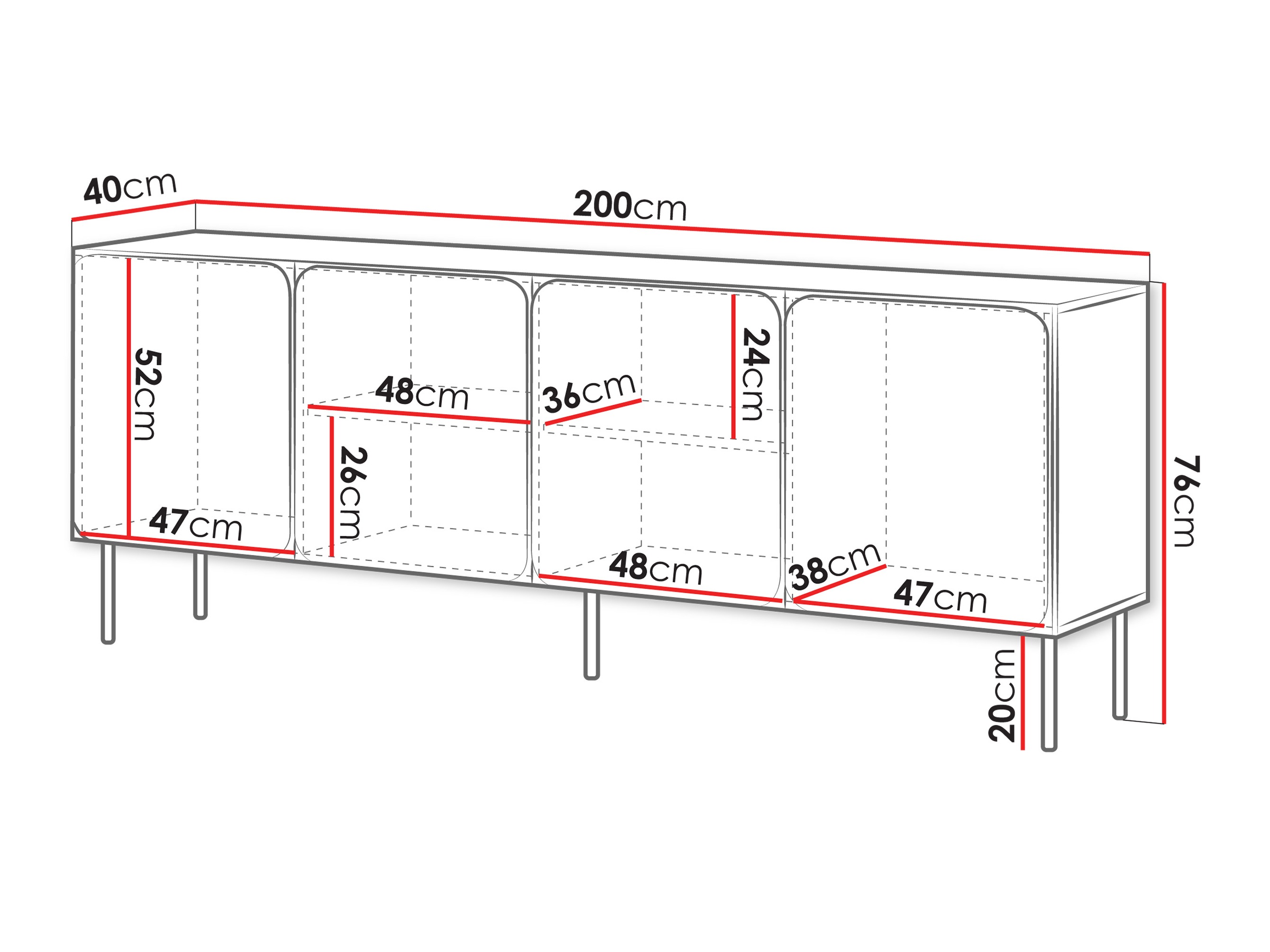 Skapis Fentore 100 (Kašmirs)