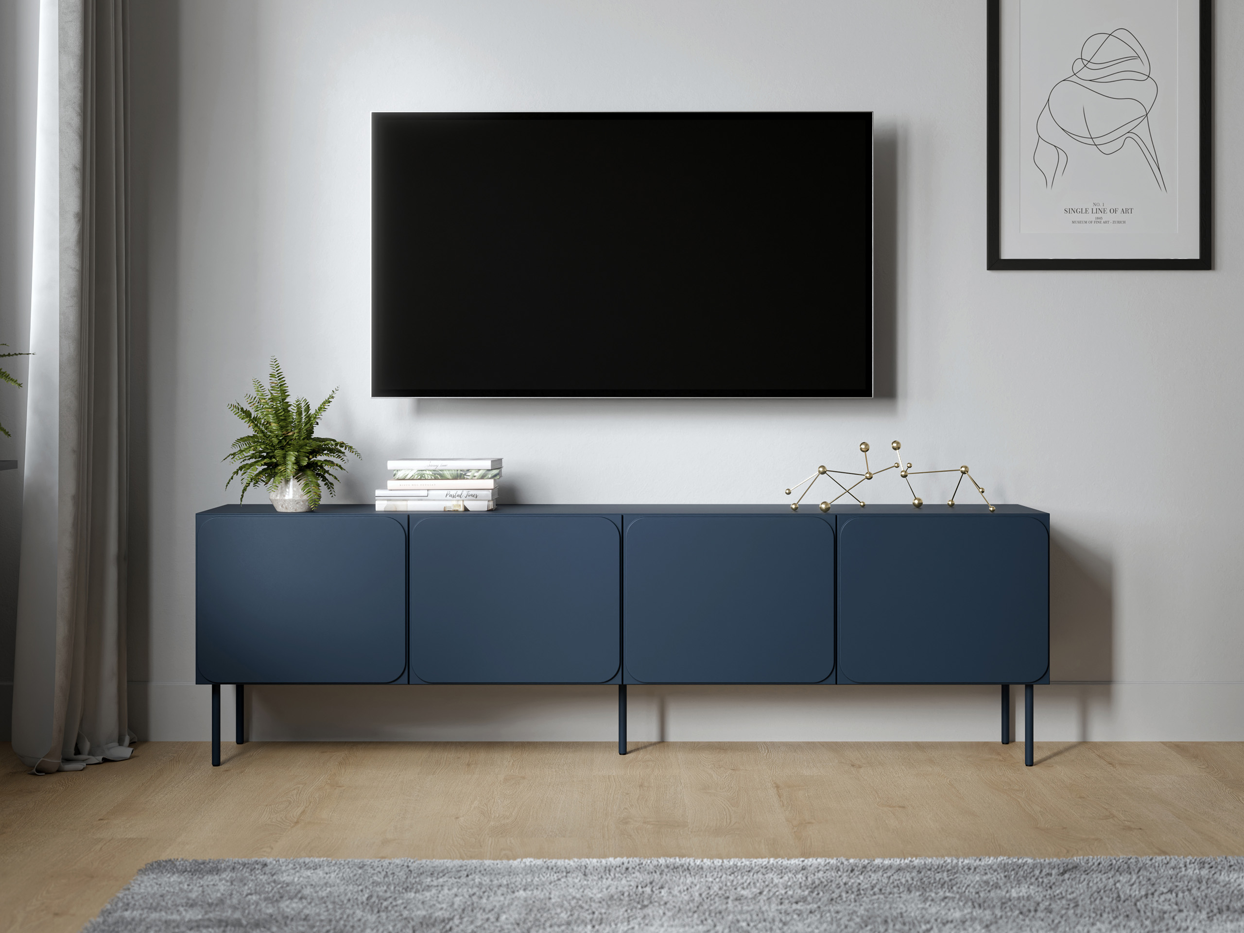 TV galds Fentore 101 (Indigo)