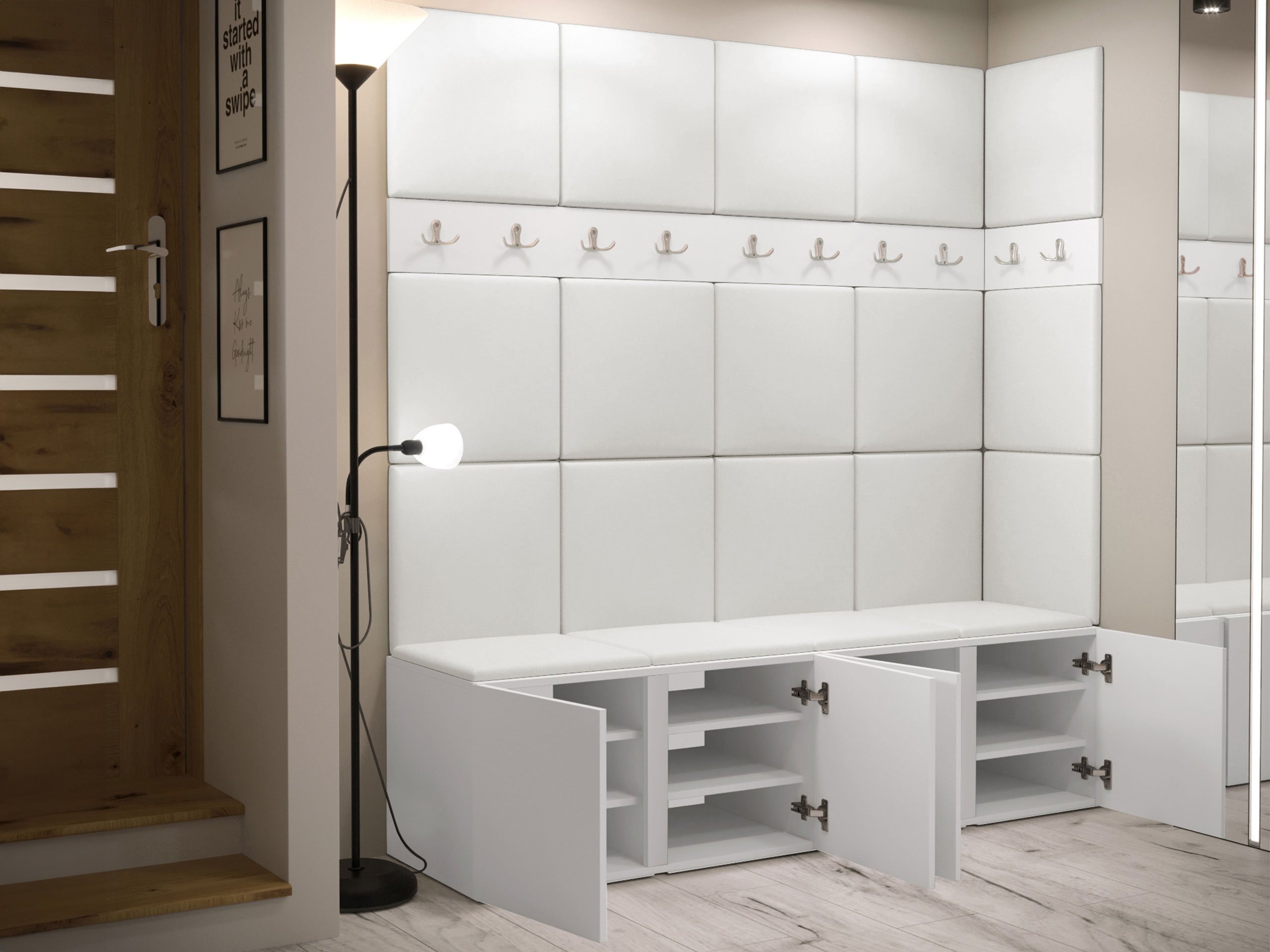 Priekšnama komplekts Hartford 265 (Balts)