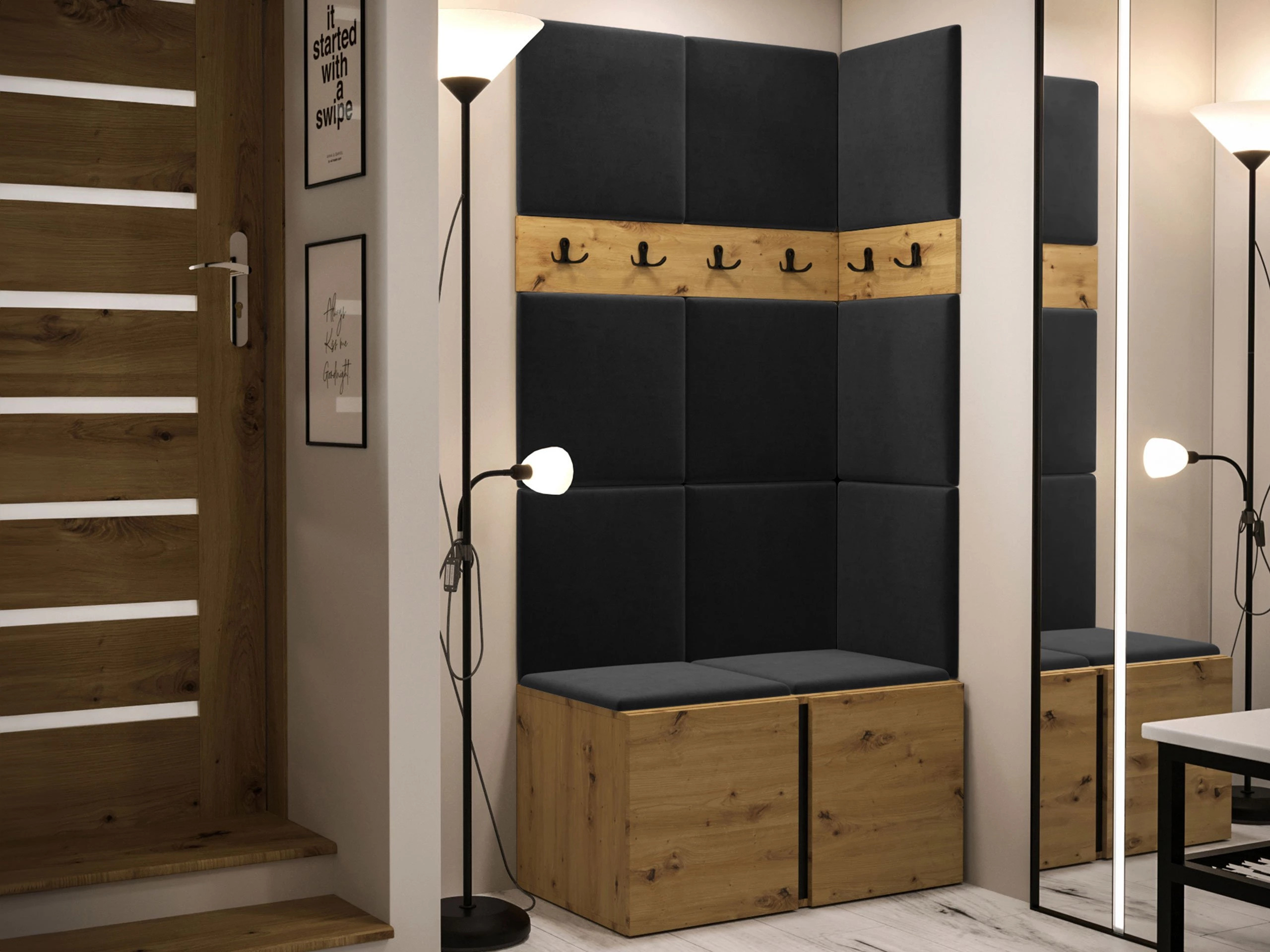 Priekšnama komplekts Pinis I (Artisan ozols)