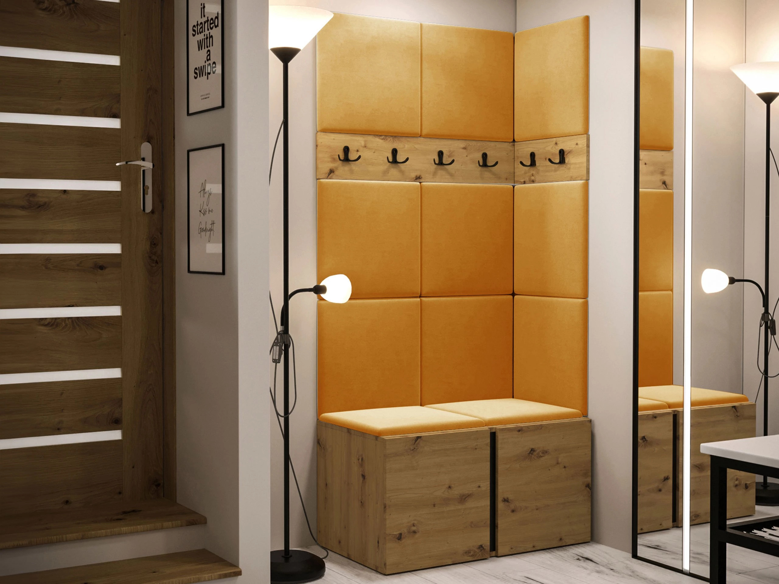 Priekšnama komplekts Pinis I (Artisan ozols)