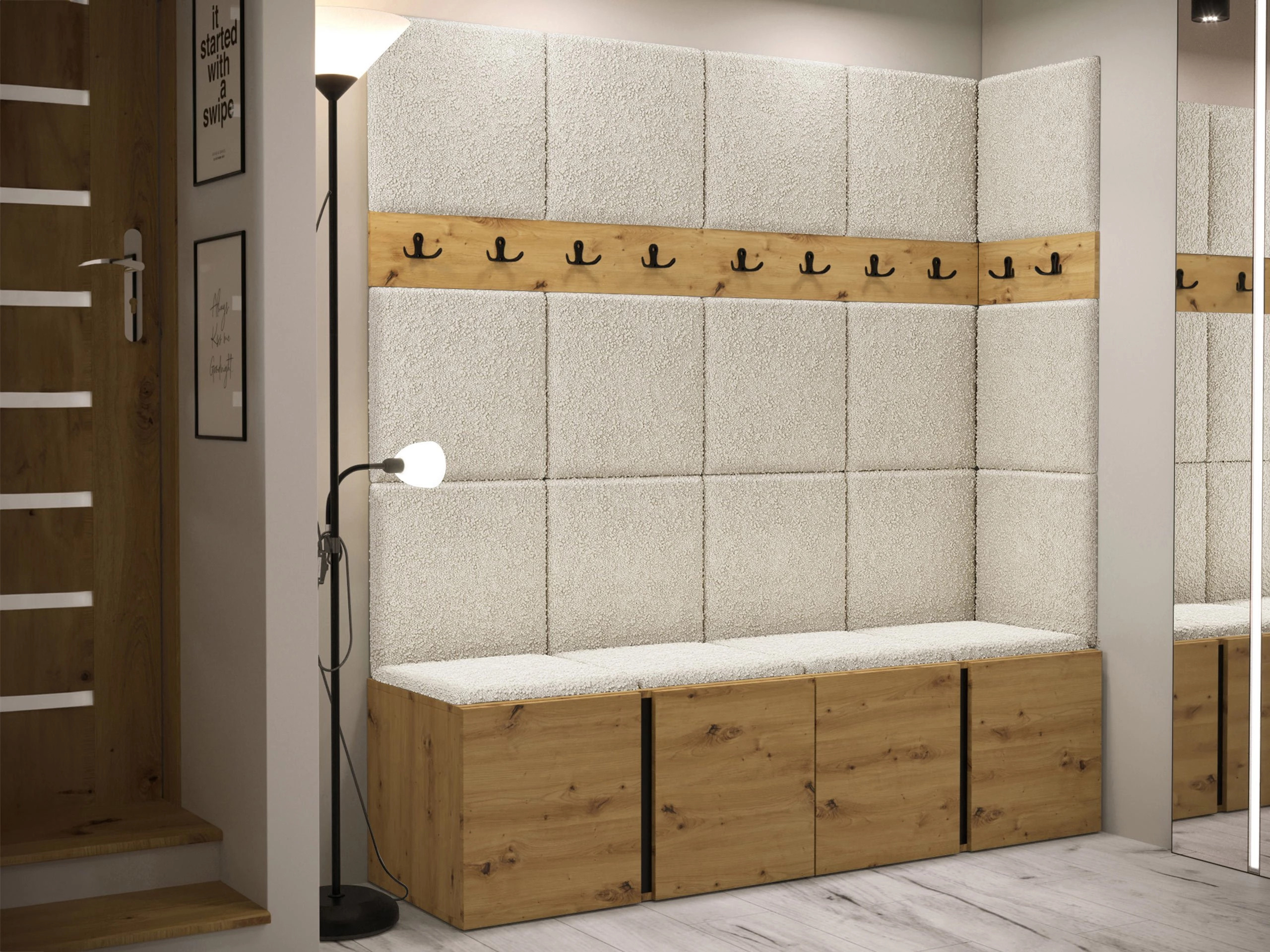 Priekšnama komplekts Pinis II (Artisan ozols)