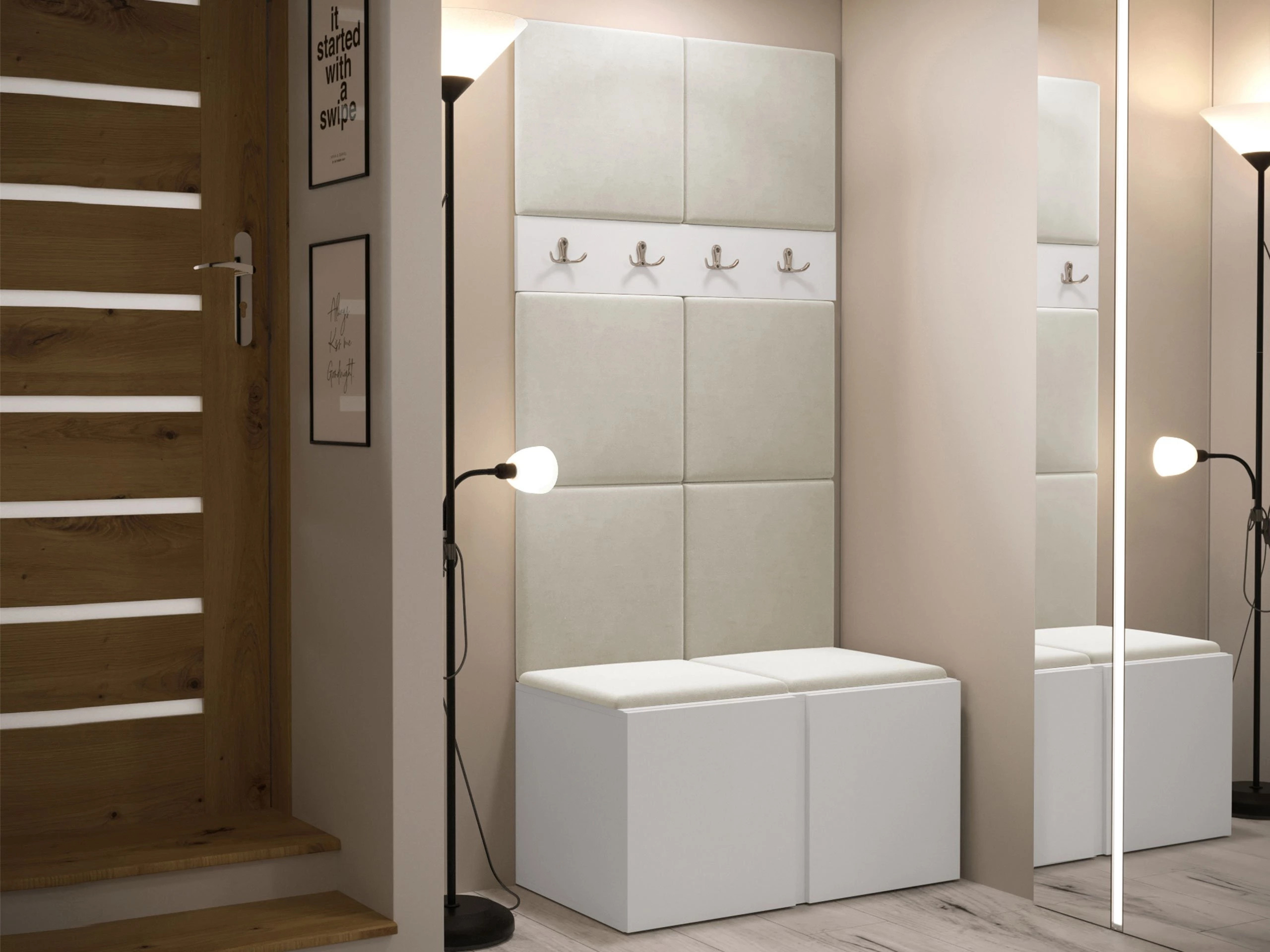 Priekšnama komplekts Pinis IV (Balts)