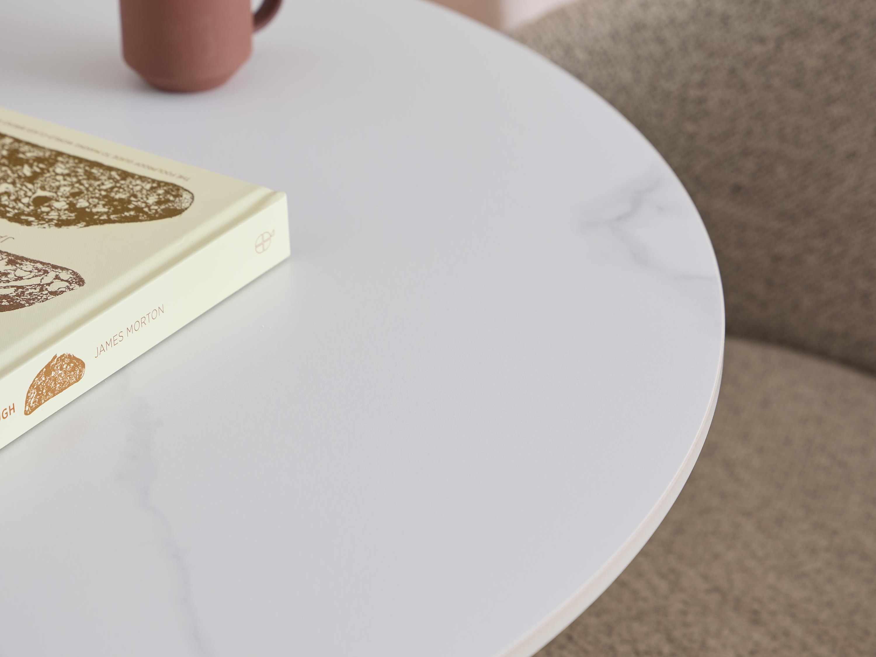 Bāra galds Norsica 863 (Balts marmors)