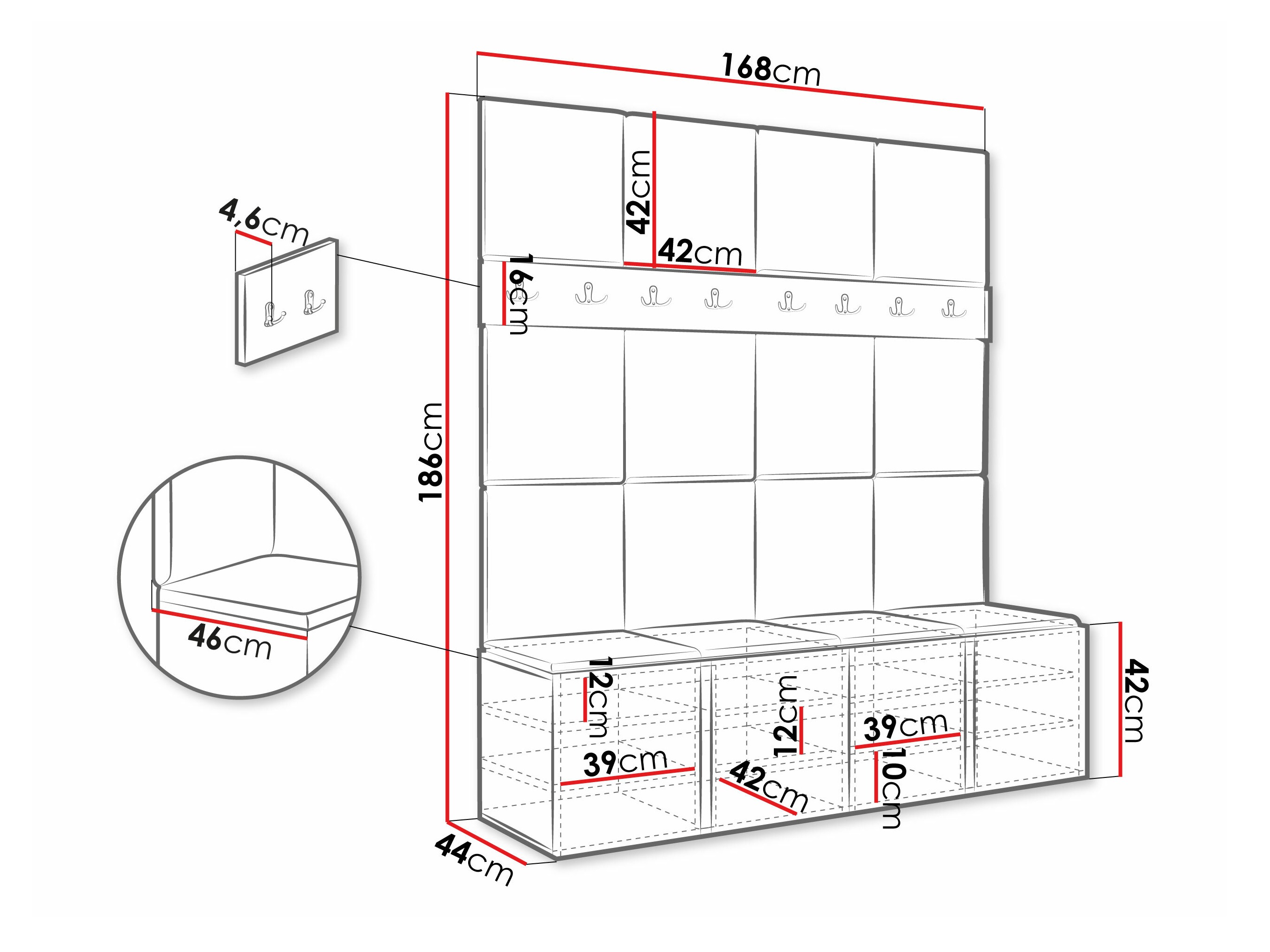 Priekšnama komplekts Pinis V (Manila 02)