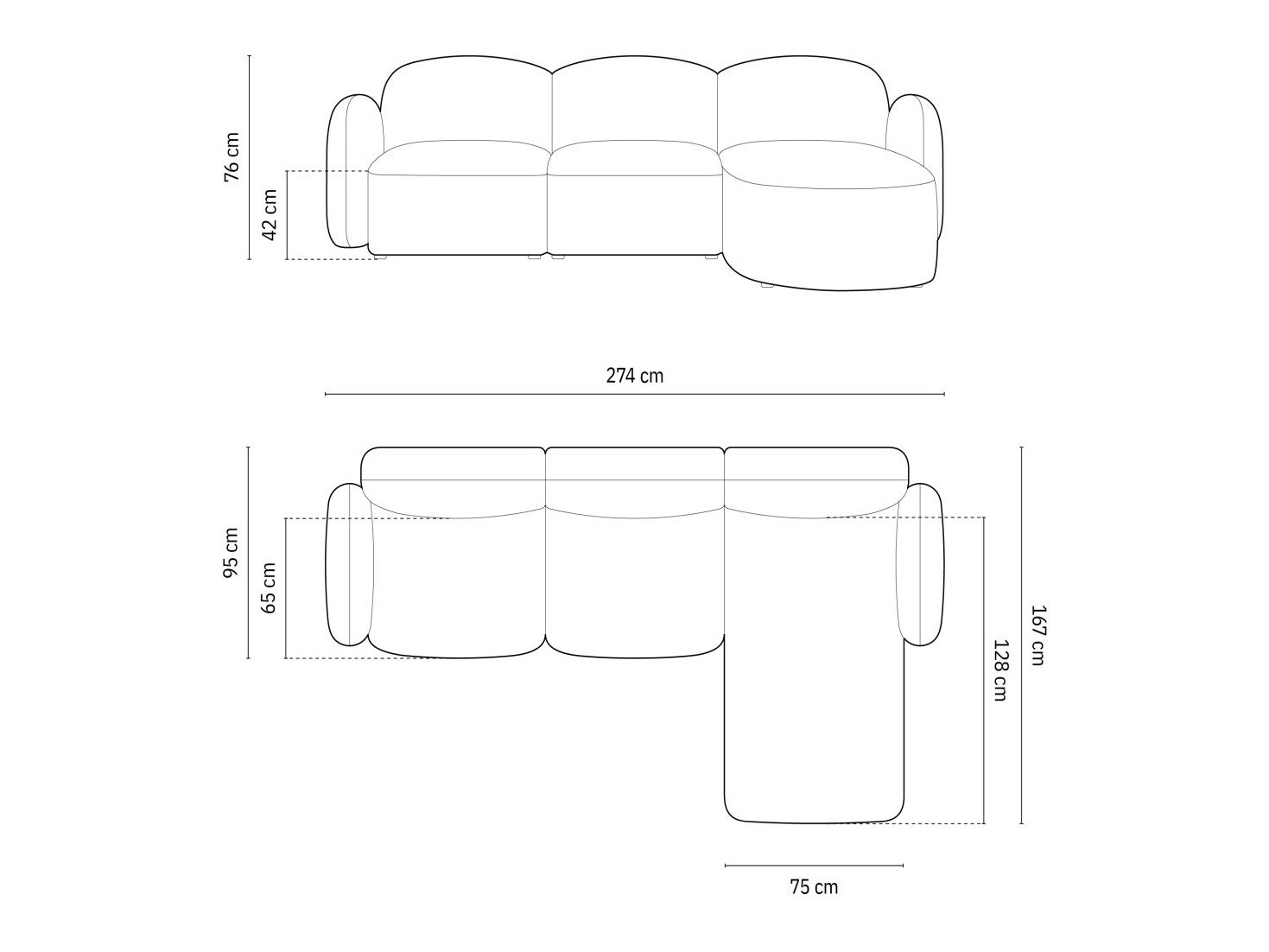 Stūra dīvāns Tolmira 104 (Casino Lion)