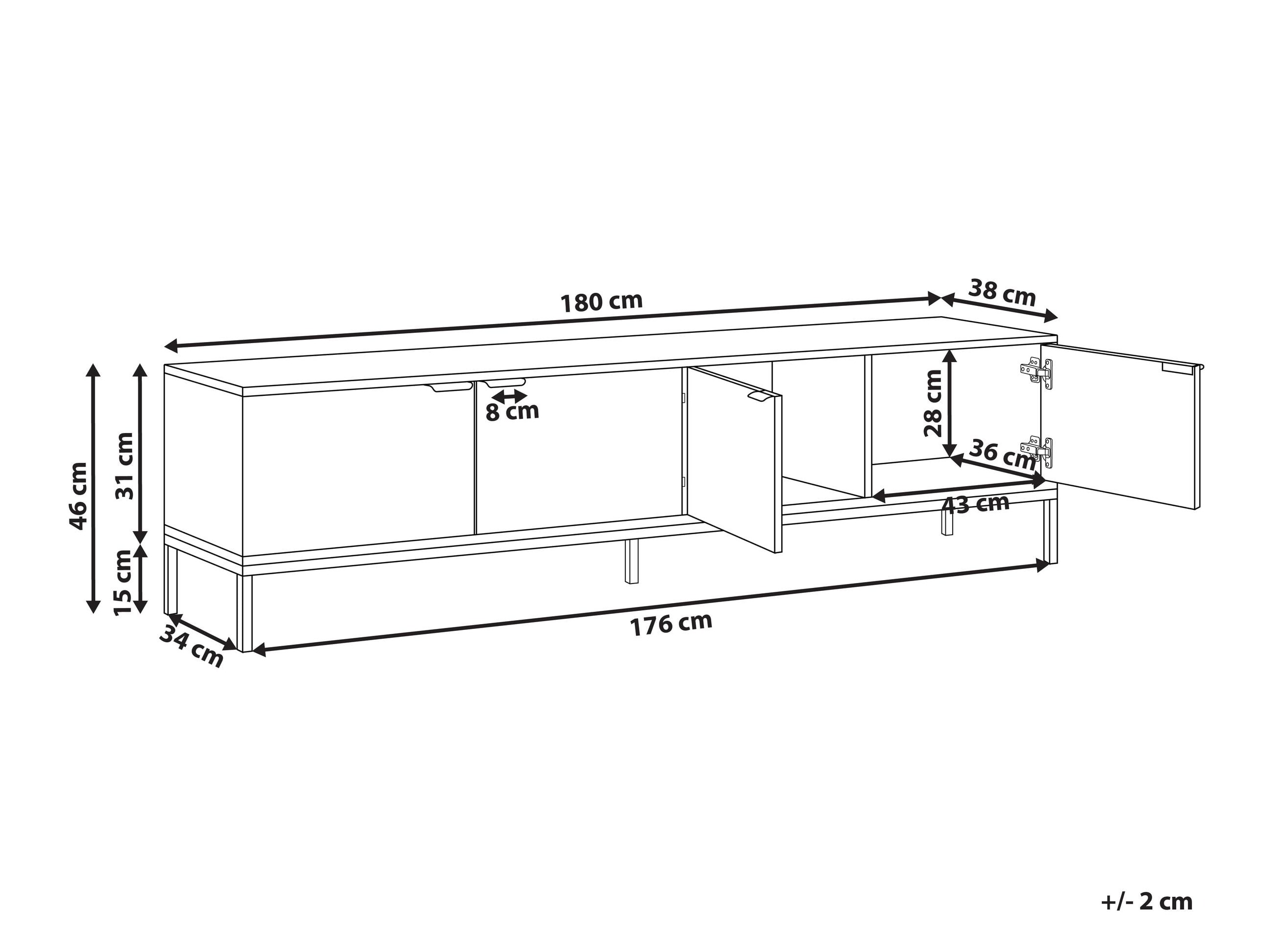 TV galds Livodeu 102