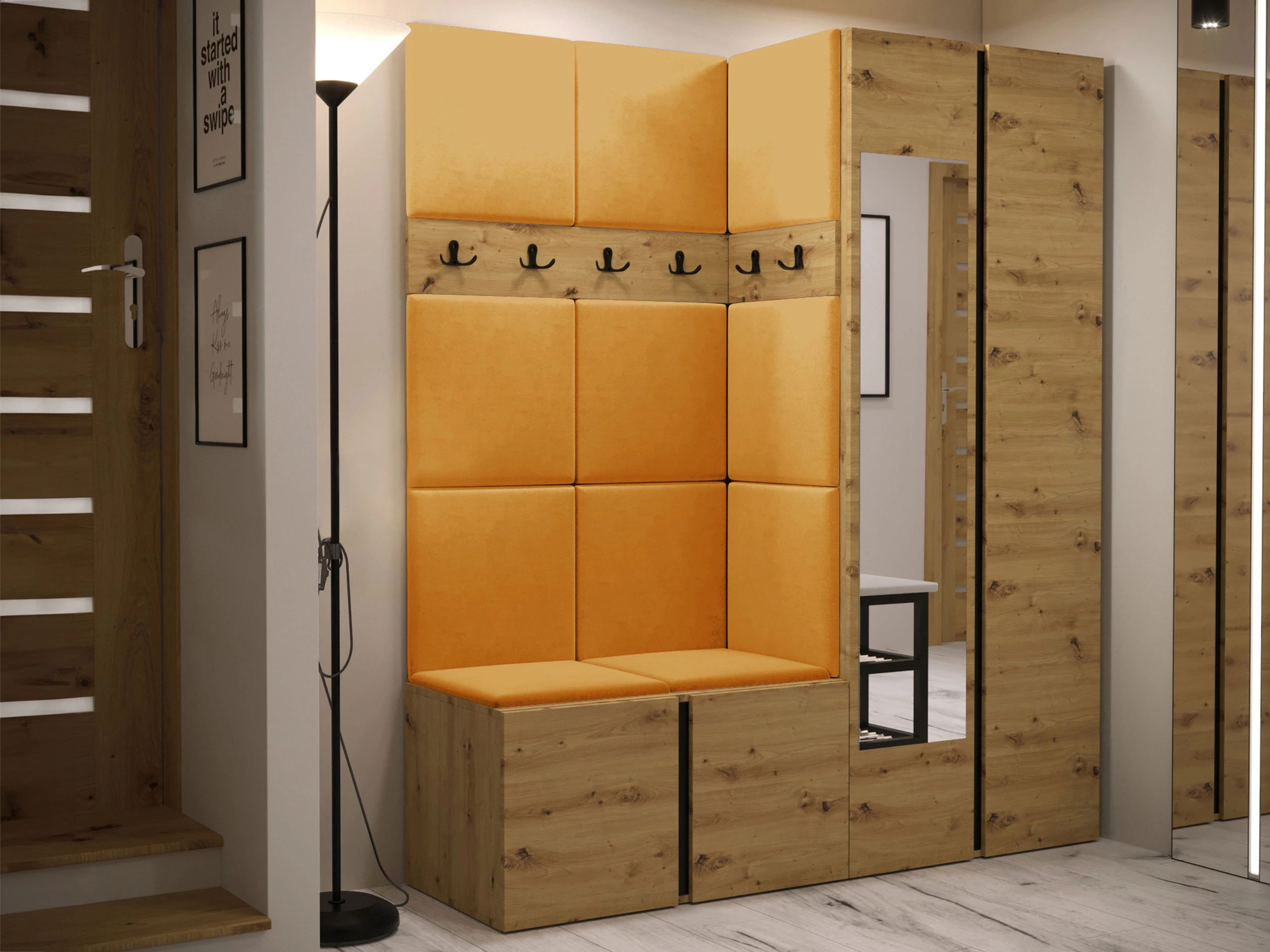 Priekšnama komplekts Pinis X (Artisan ozols)