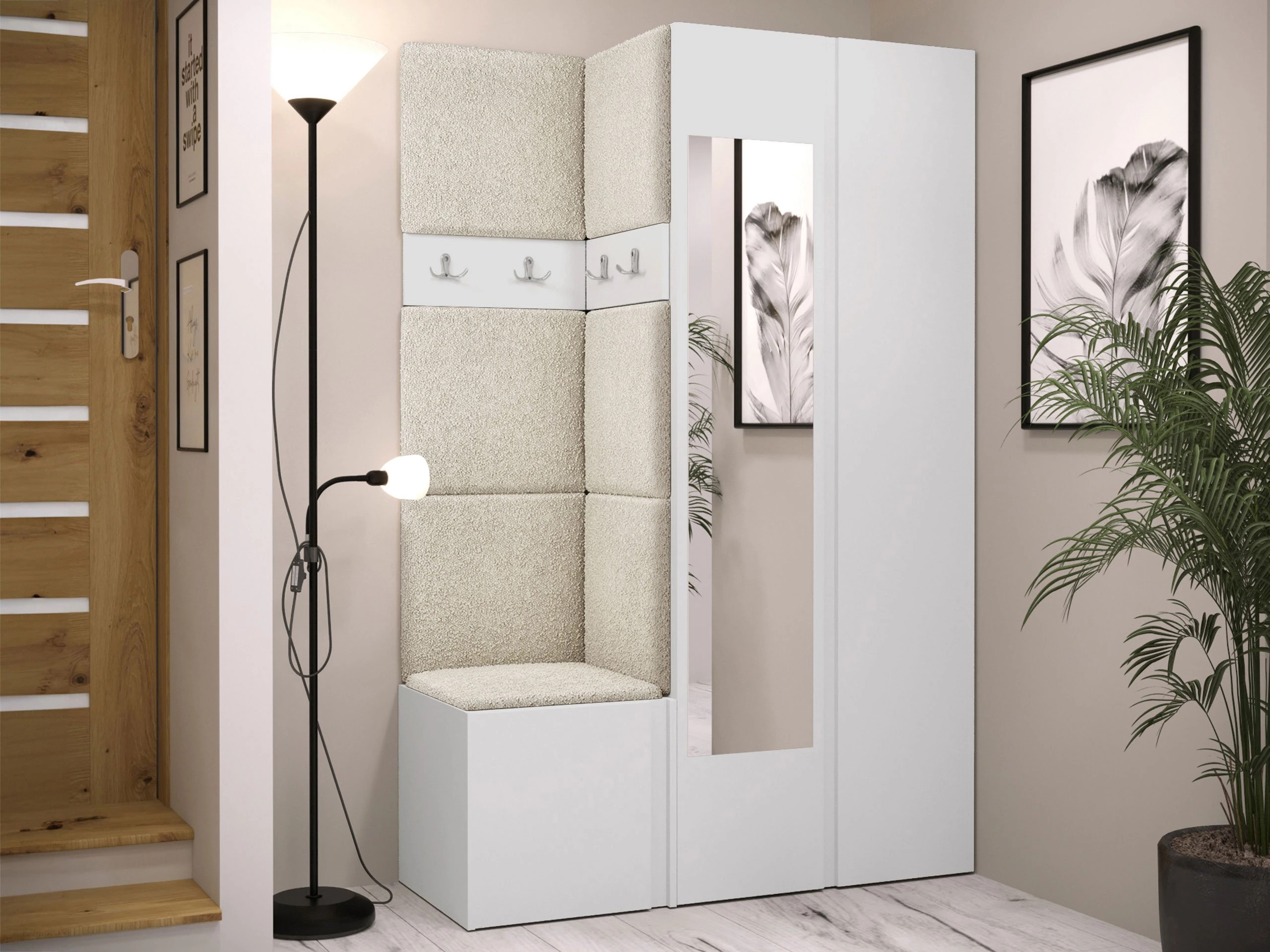 Priekšnama komplekts Pinis XXVI (Balts)