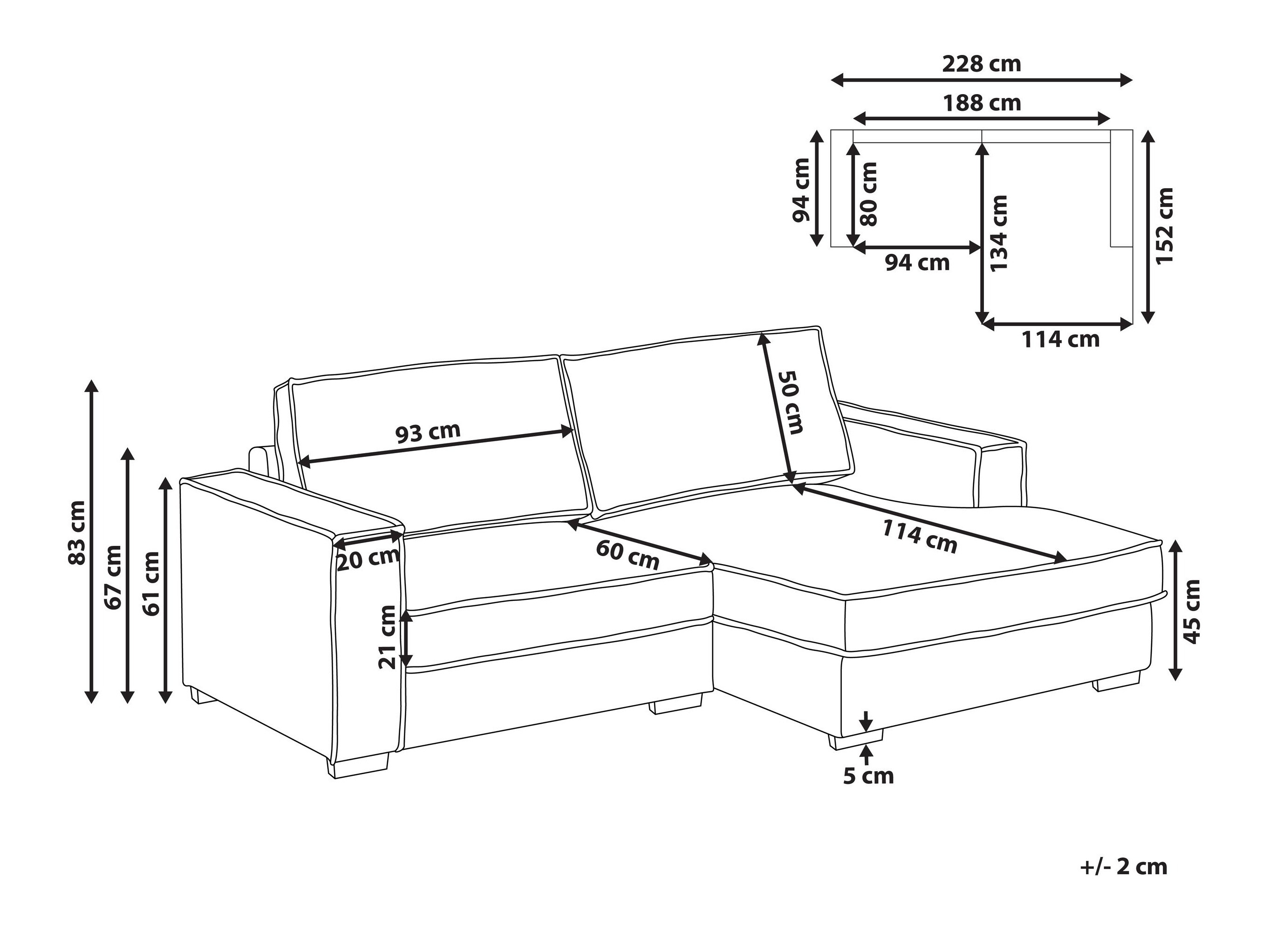 Stūra dīvāns Berwyn 3217 (Gaiši bēšs)