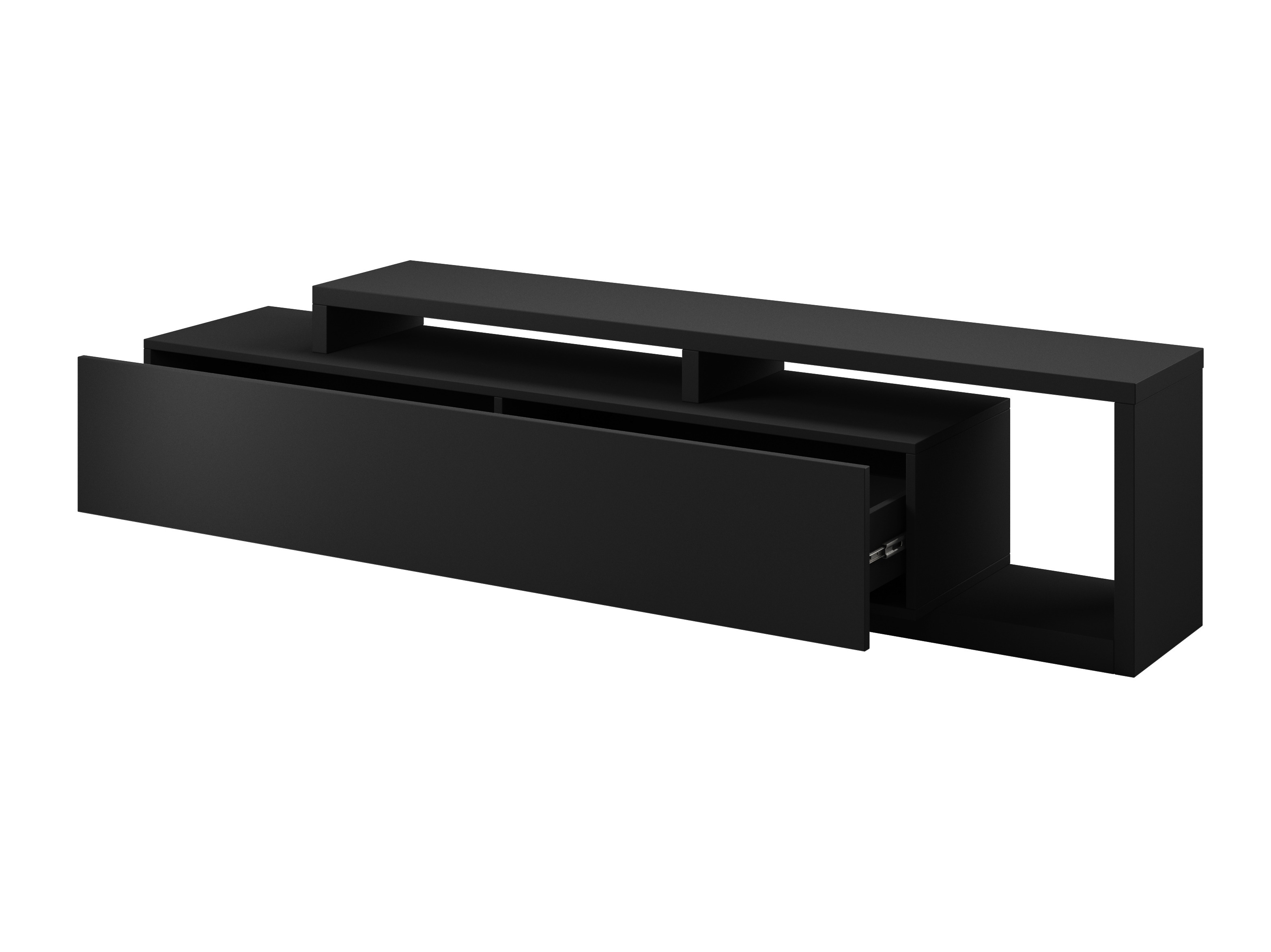 TV galds Lutiva 103 (Matēts melns)