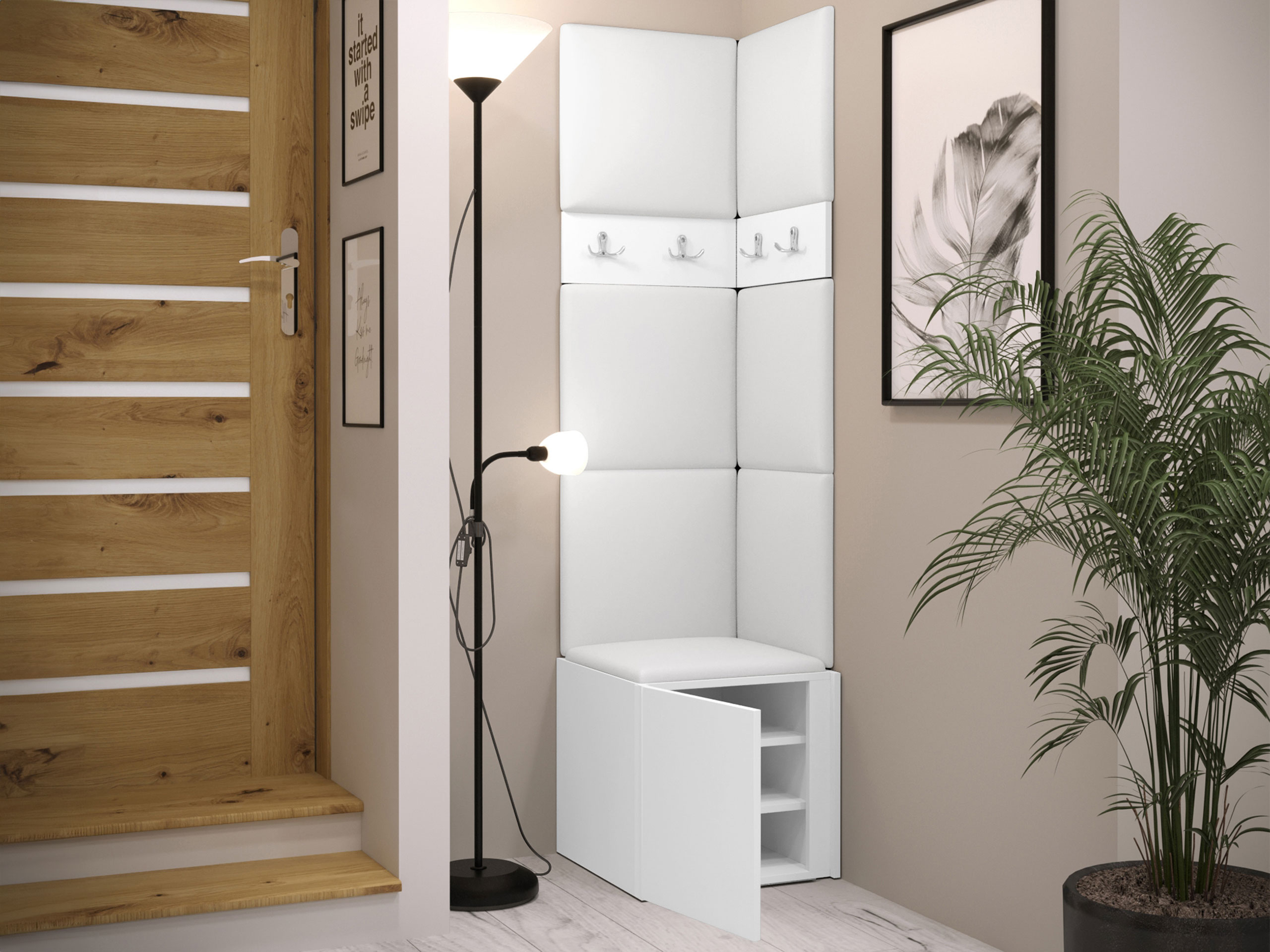 Priekšnama komplekts Pinis XXI (Balts)