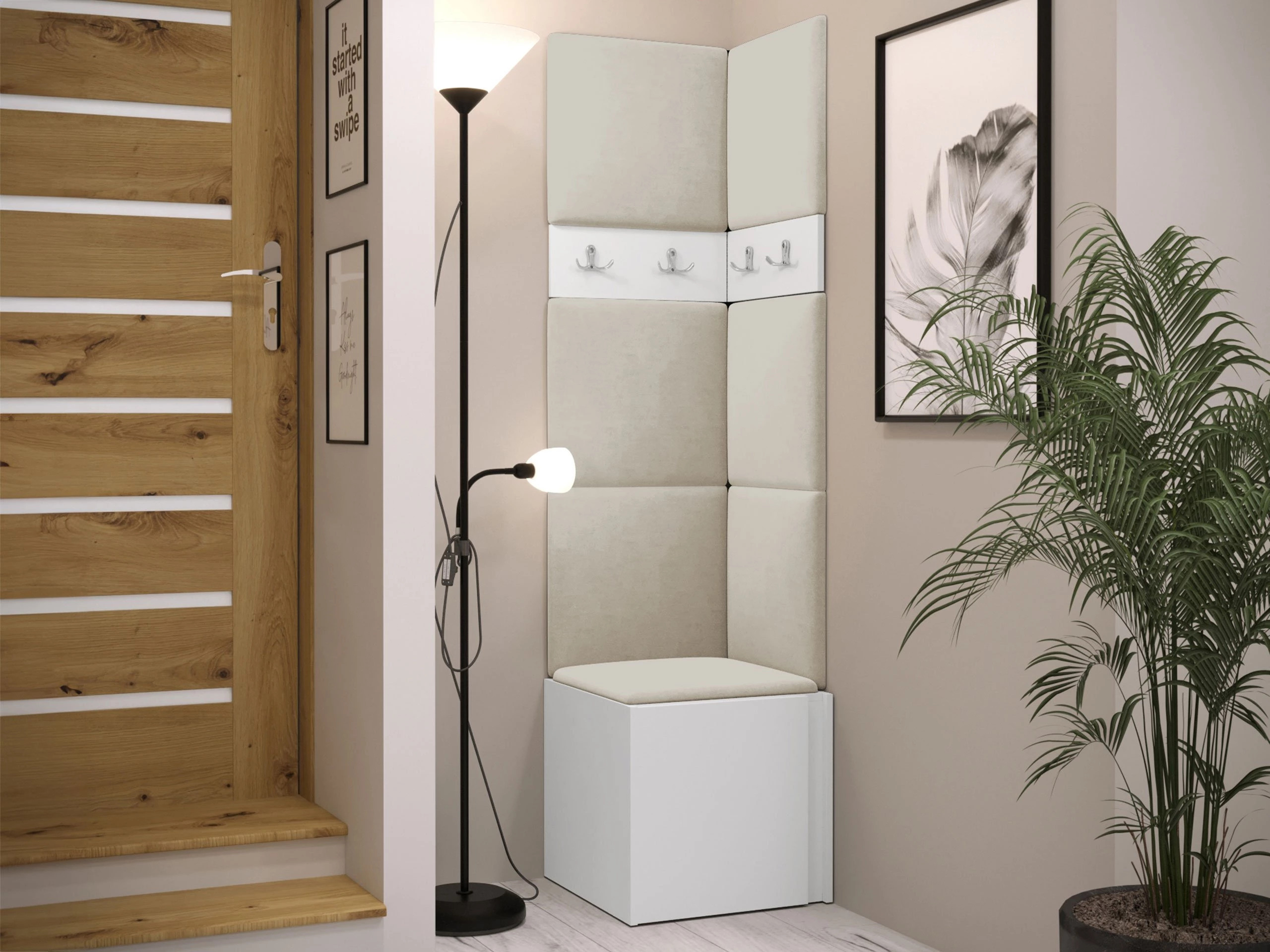 Priekšnama komplekts Pinis XXI (Balts)